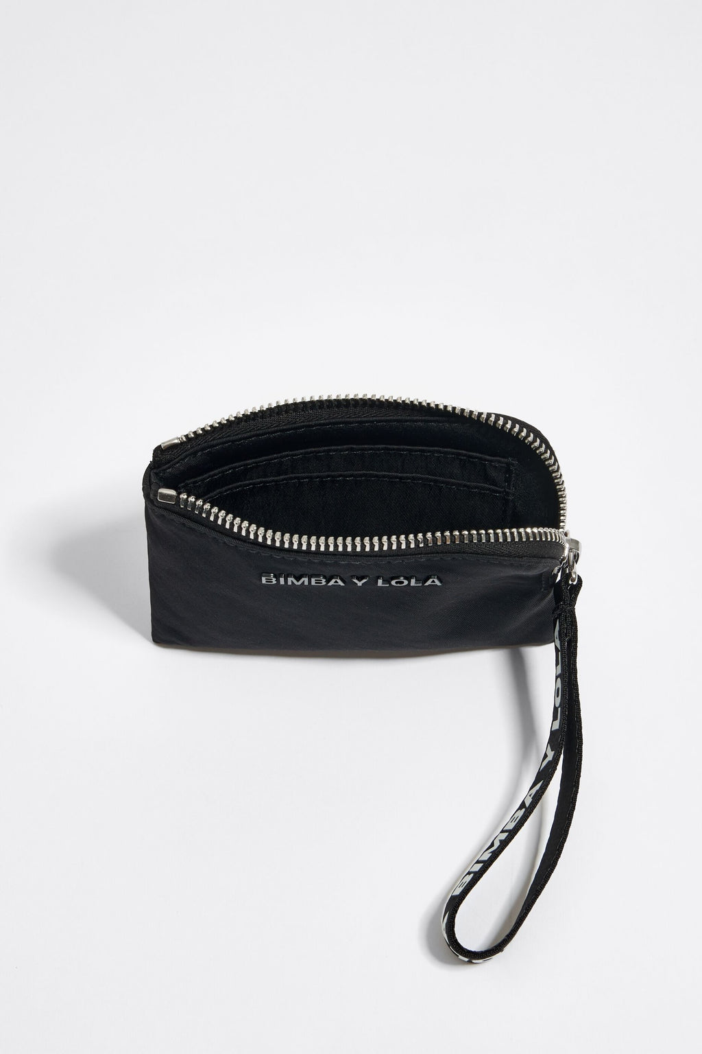 Black nylon coin purse