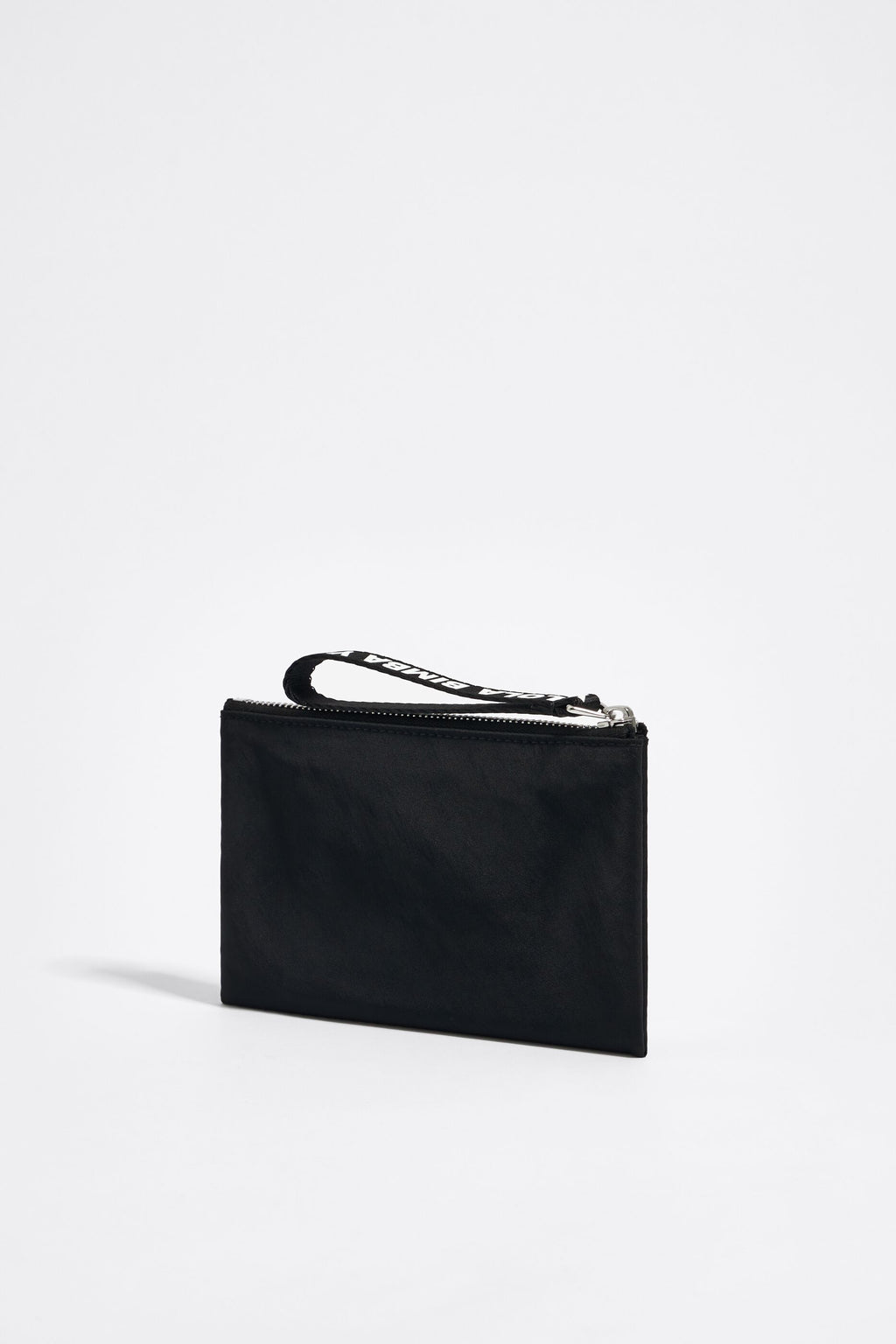 Black nylon double purse