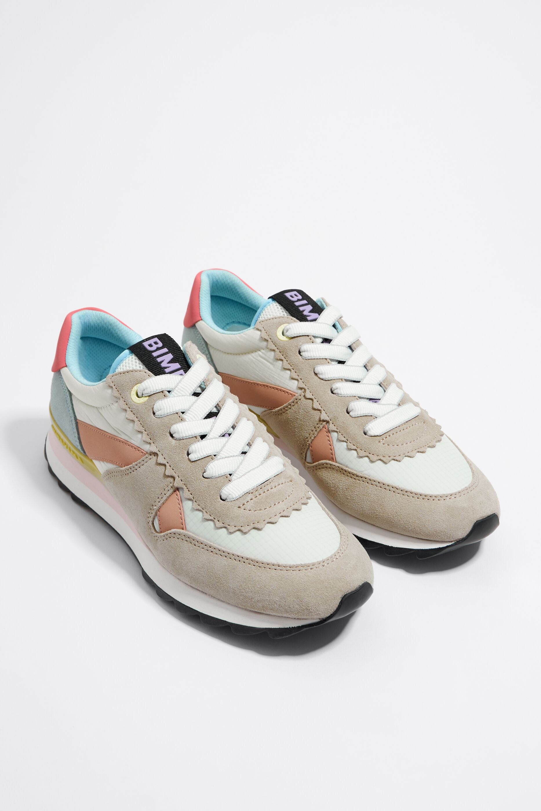 Beige 13 19 technical sneaker