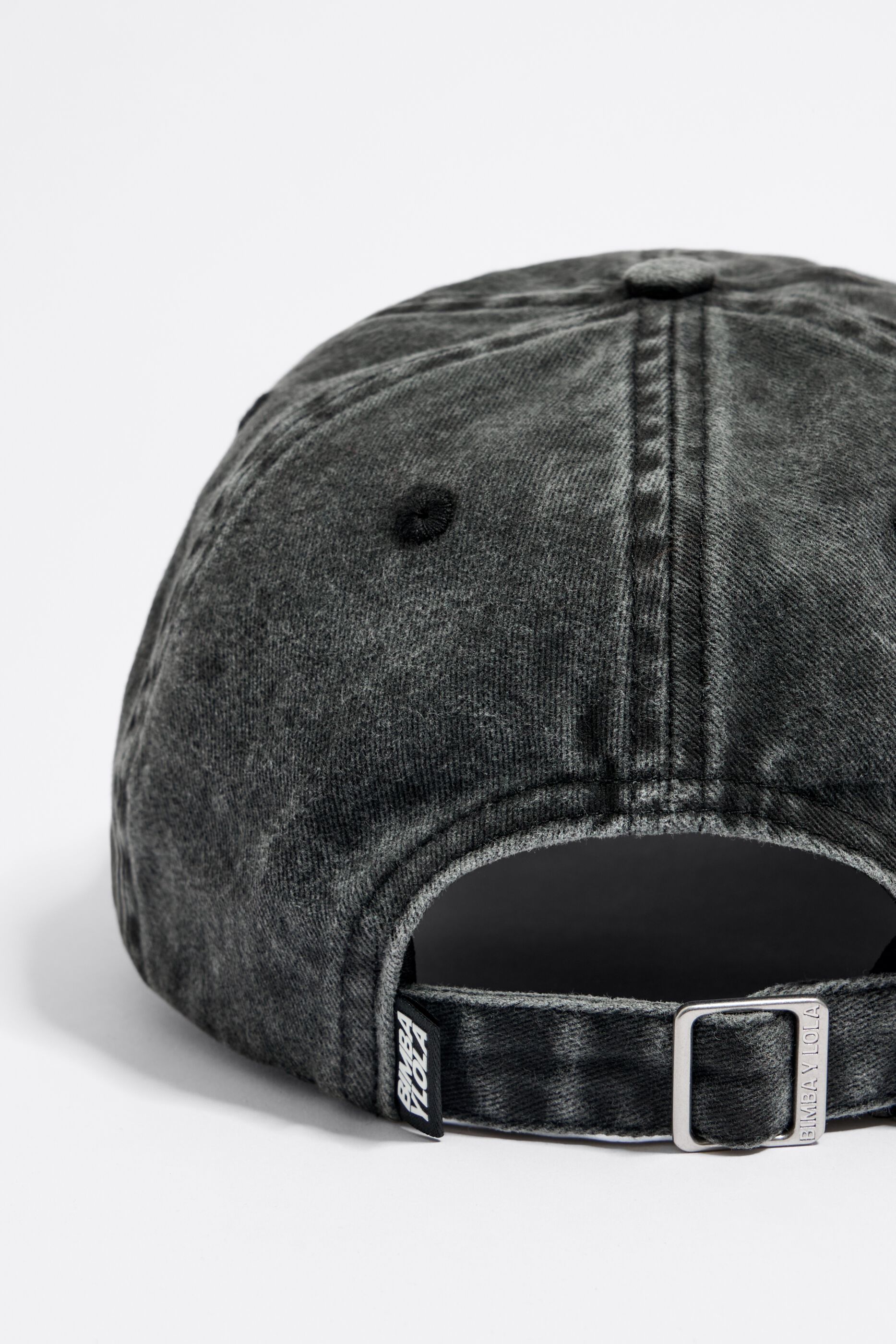 Black cotton heart cap