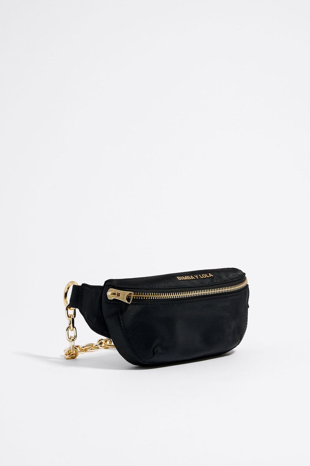 Black nylon bumbag