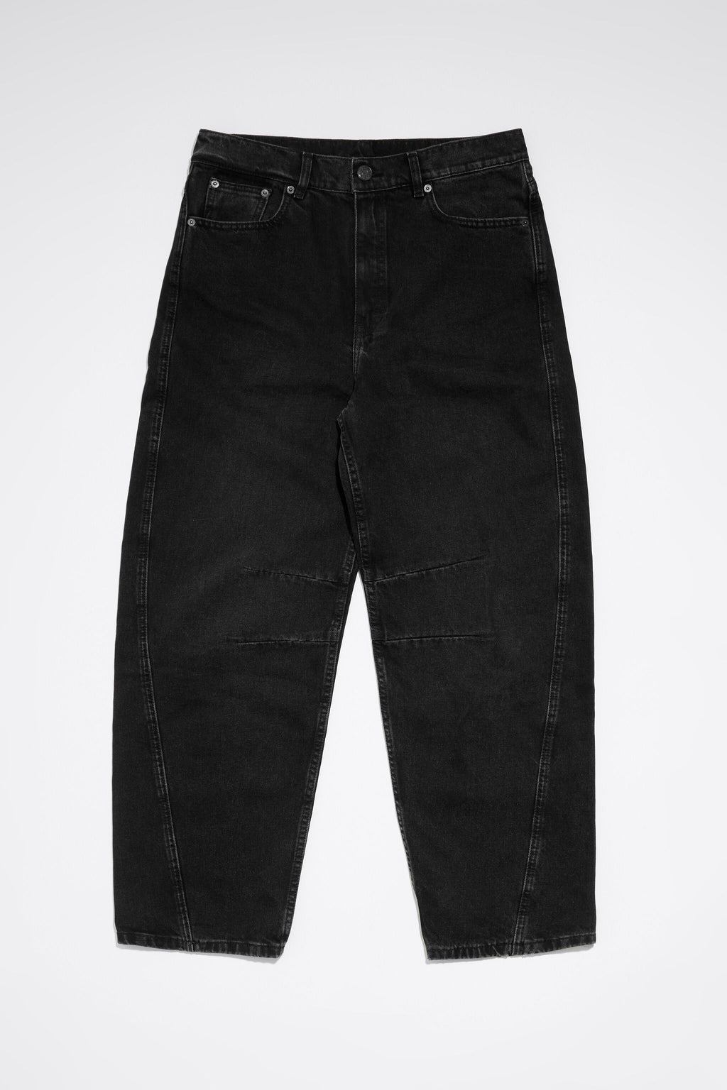 BARREL - Washed black jeans