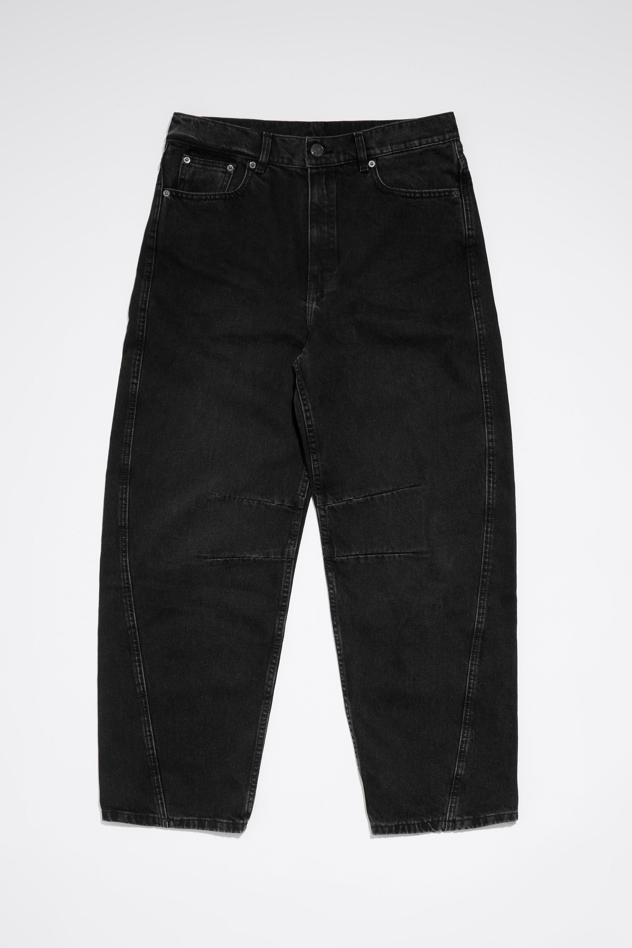 BARREL - Washed black jeans