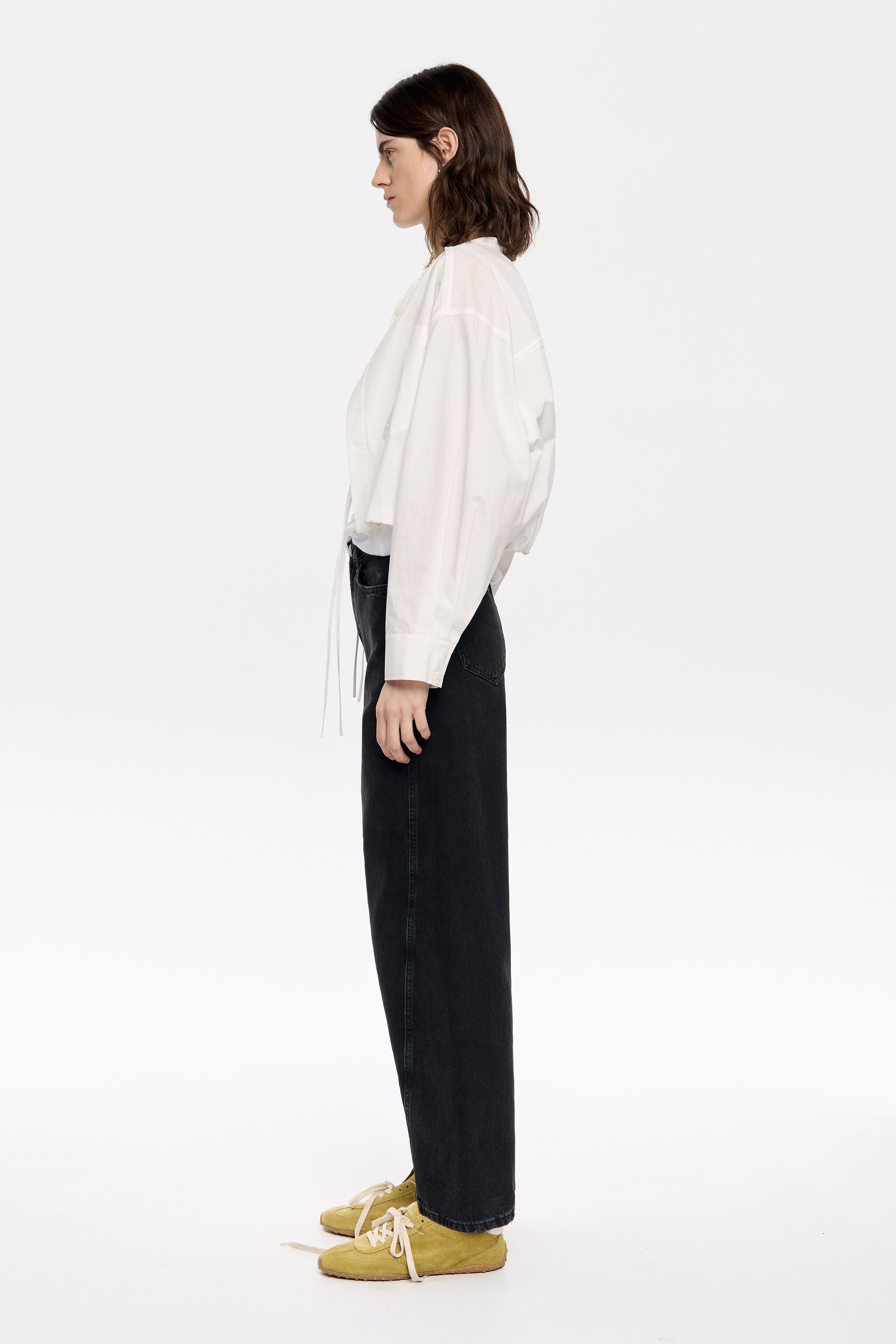 BARREL - Washed black jeans