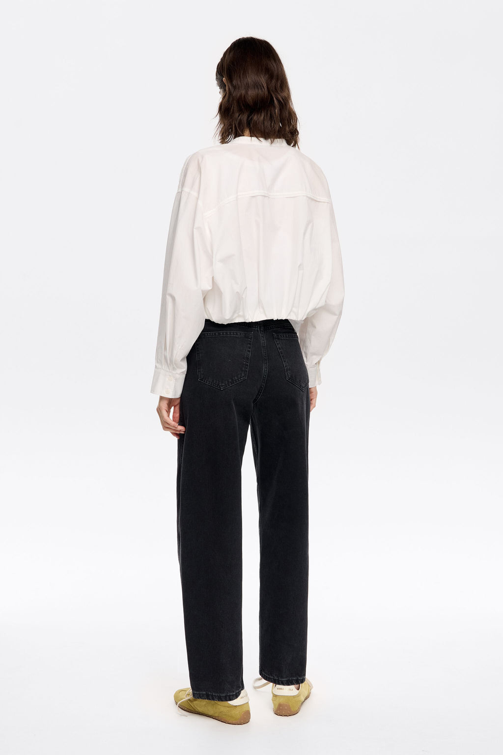 BARREL - Washed black jeans