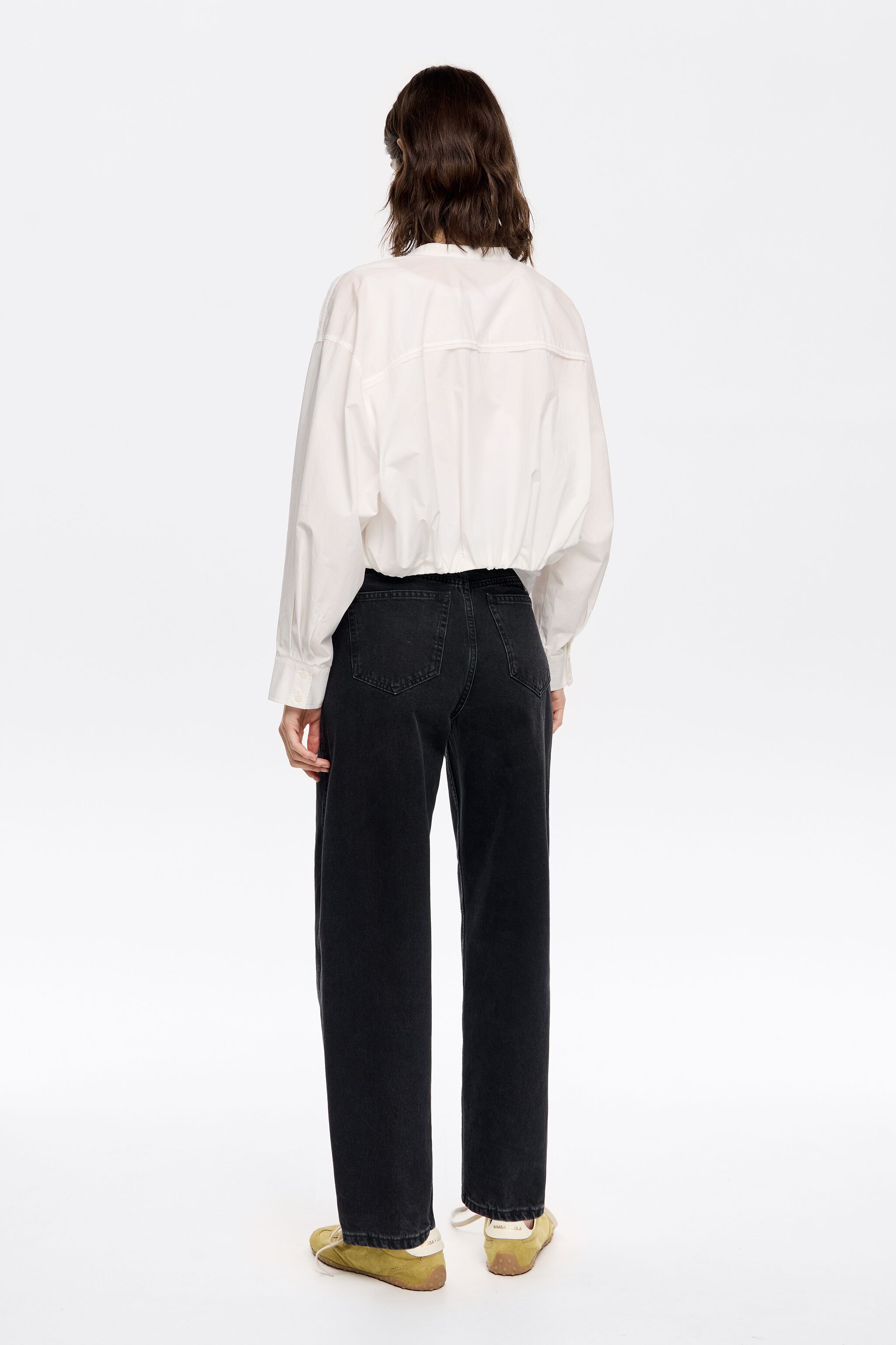 BARREL - Washed black jeans