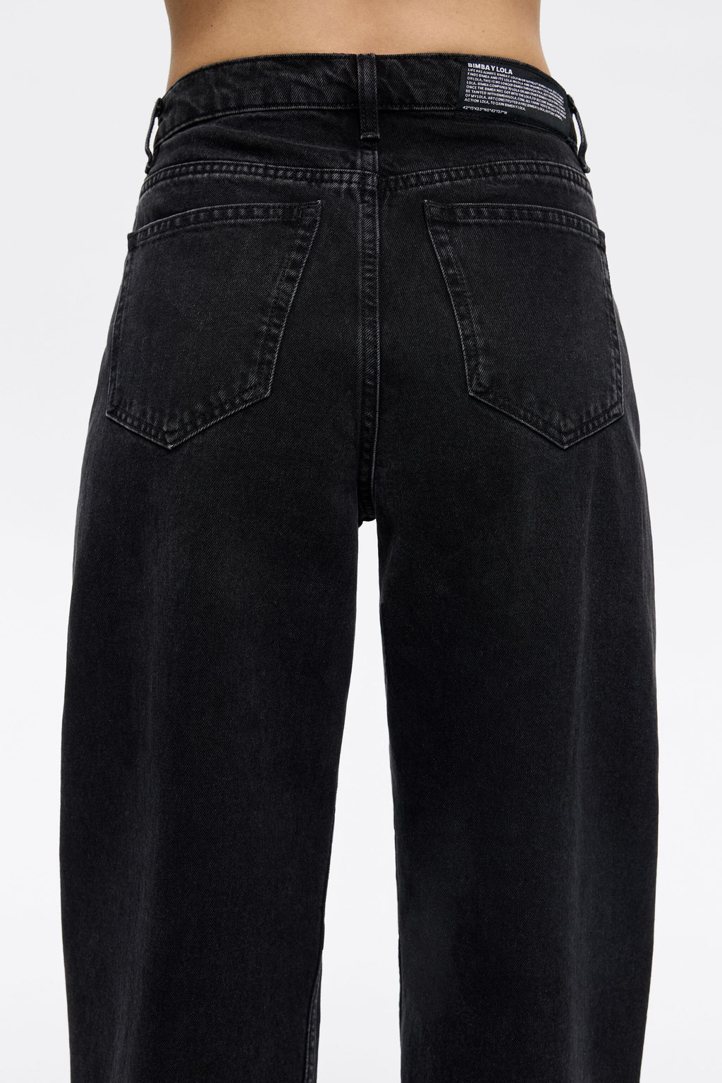 BARREL - Washed black jeans