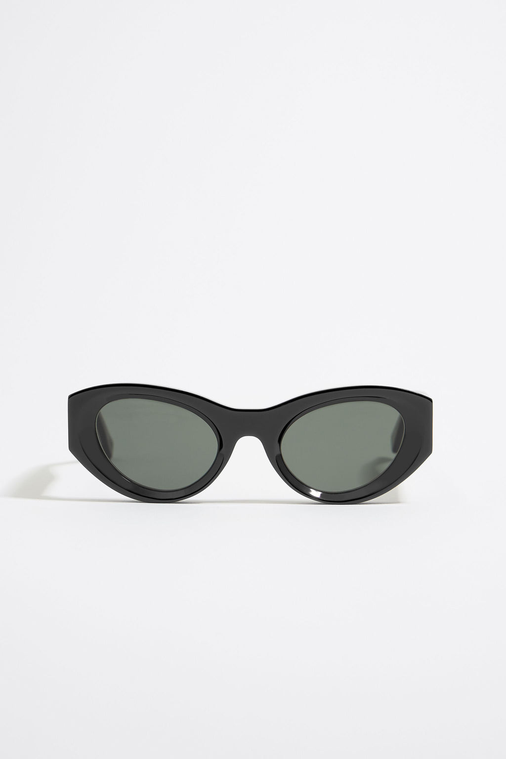 Black cat-eye sunglasses