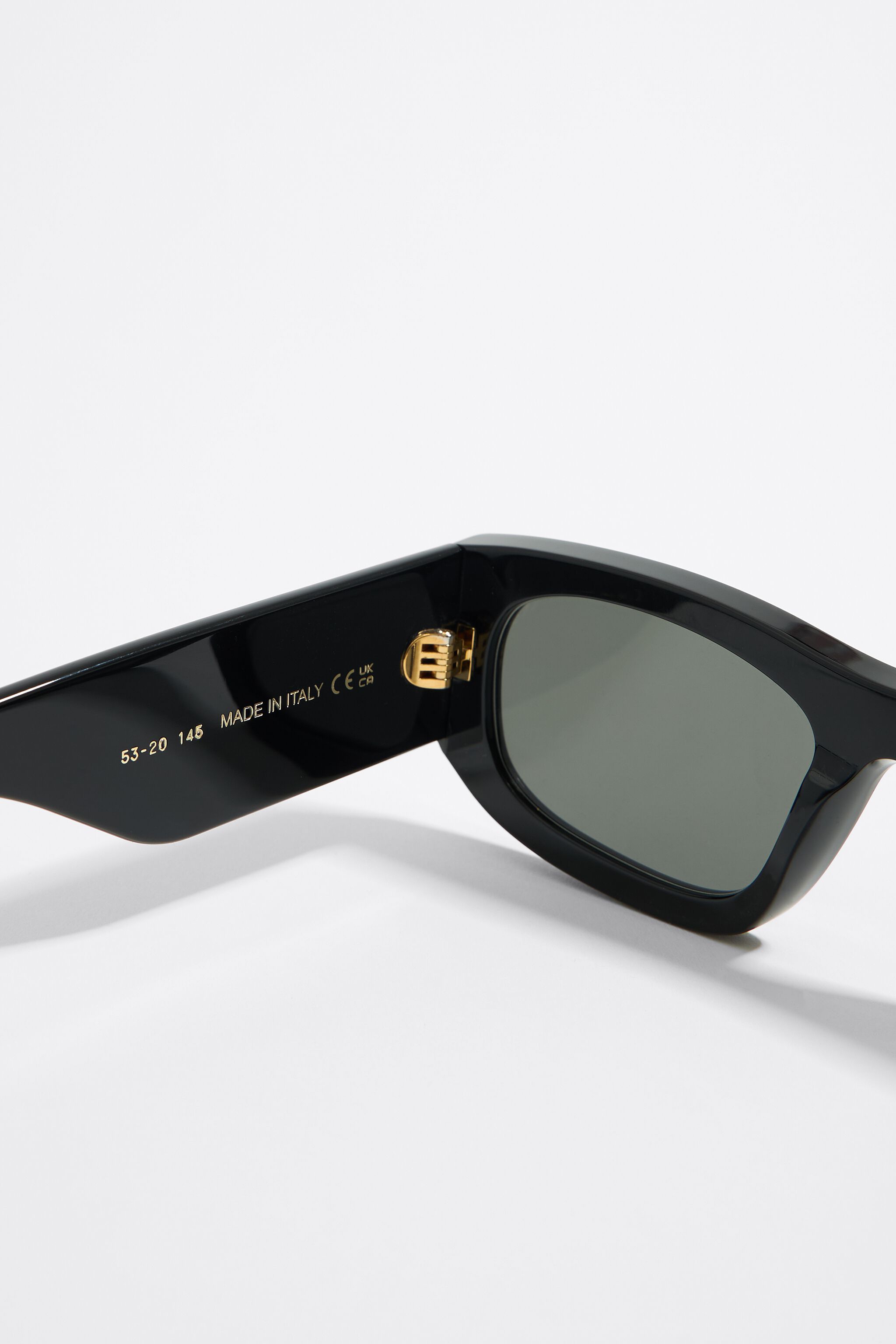 Black rectangular sunglasses