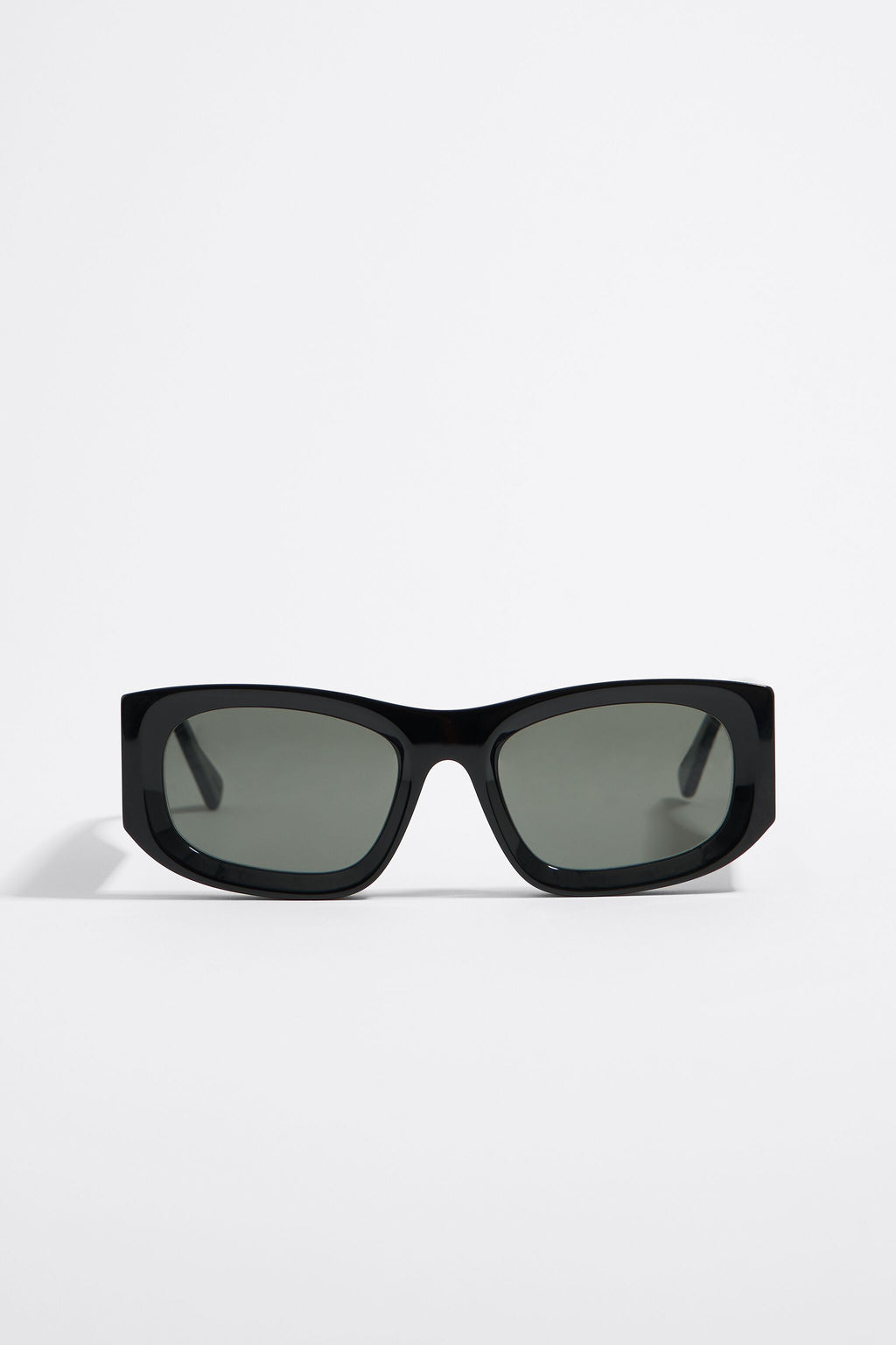 Black rectangular sunglasses