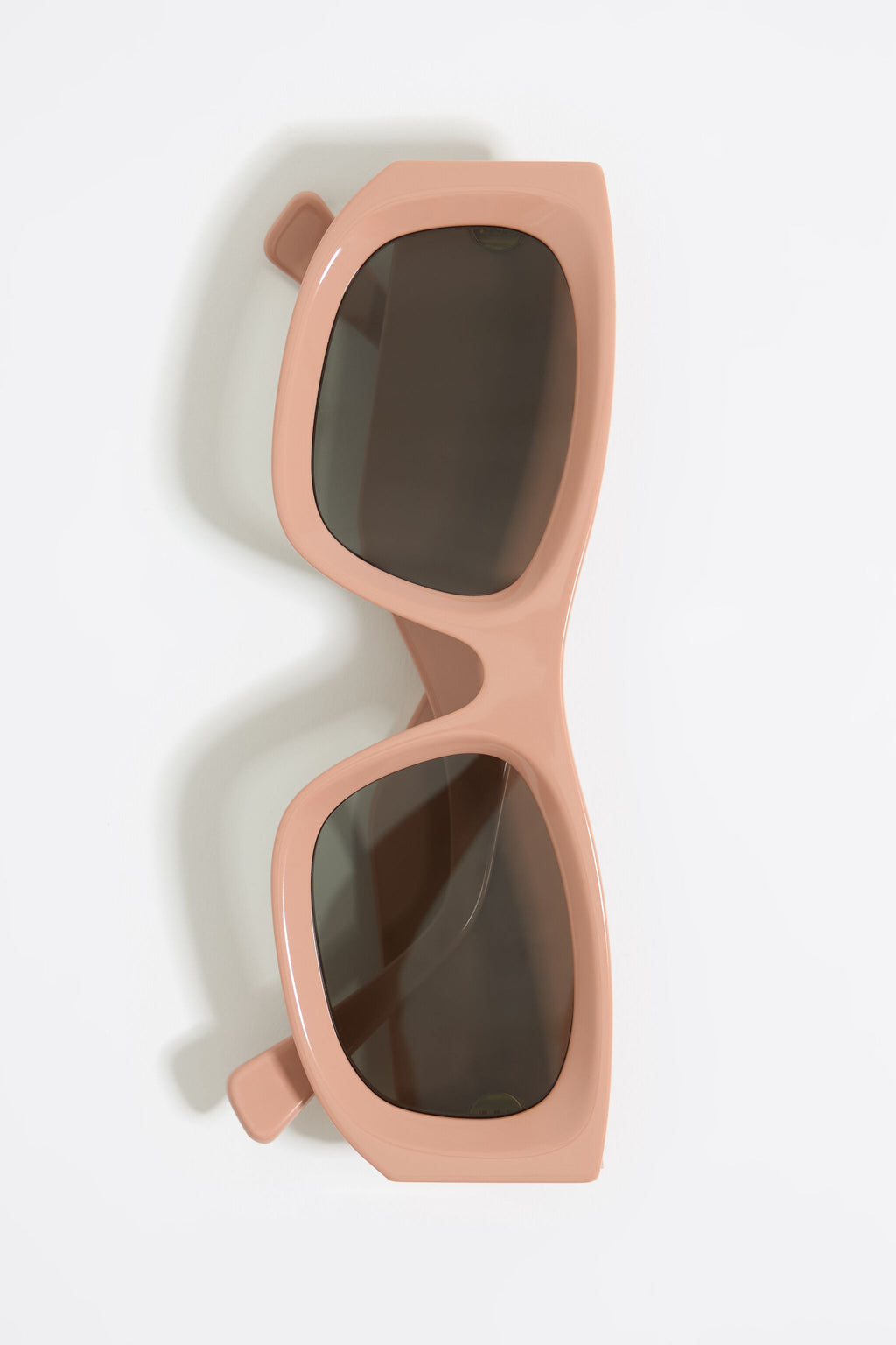 Pink rectangular sunglasses