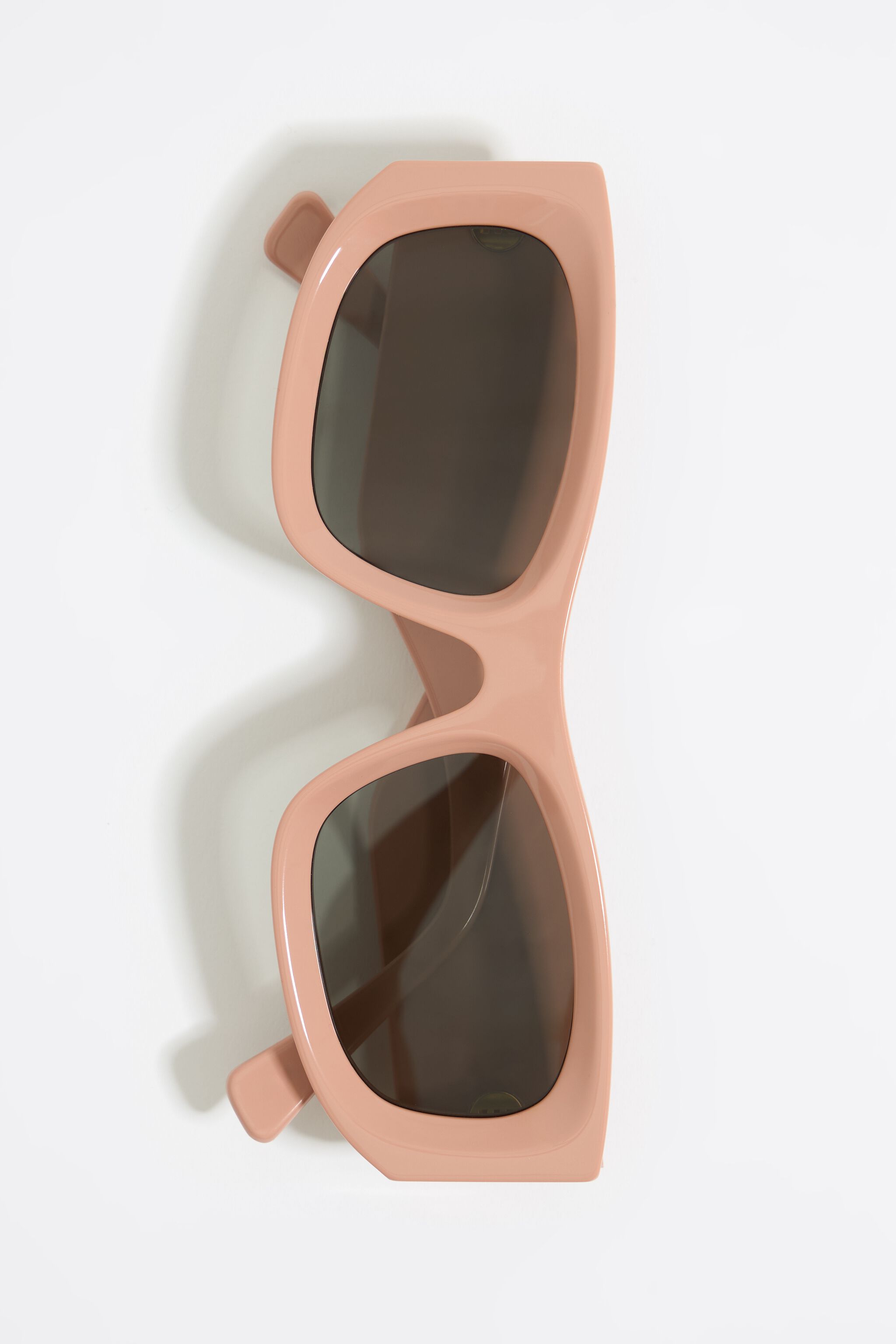 Pink rectangular sunglasses