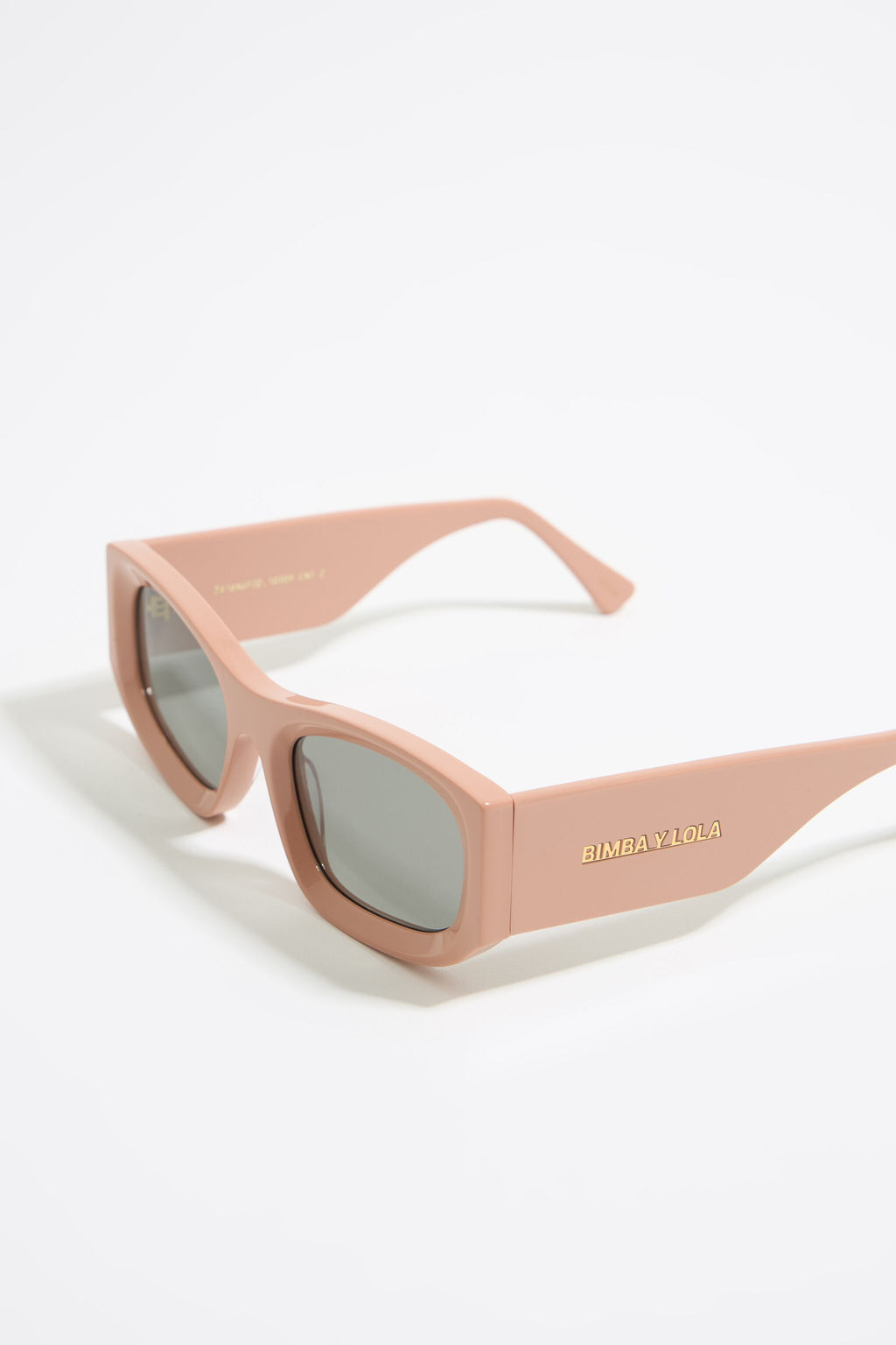 Pink rectangular sunglasses