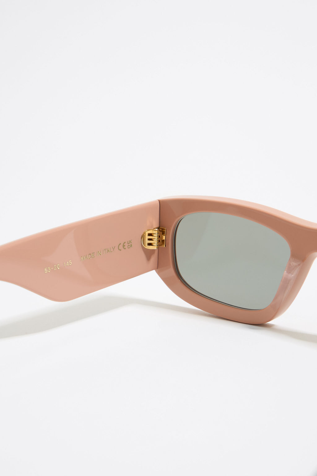Pink rectangular sunglasses