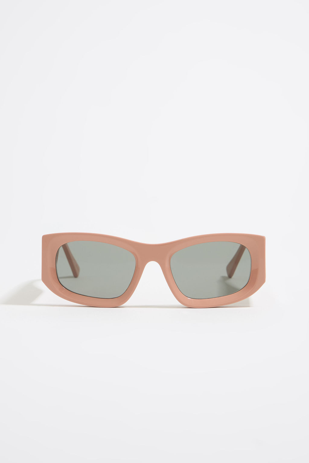 Pink rectangular sunglasses