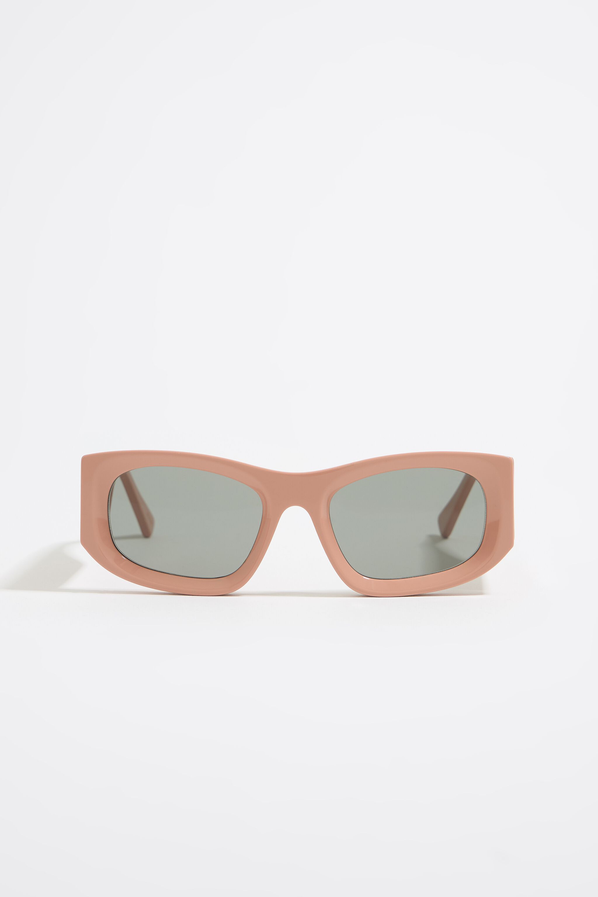 Pink rectangular sunglasses