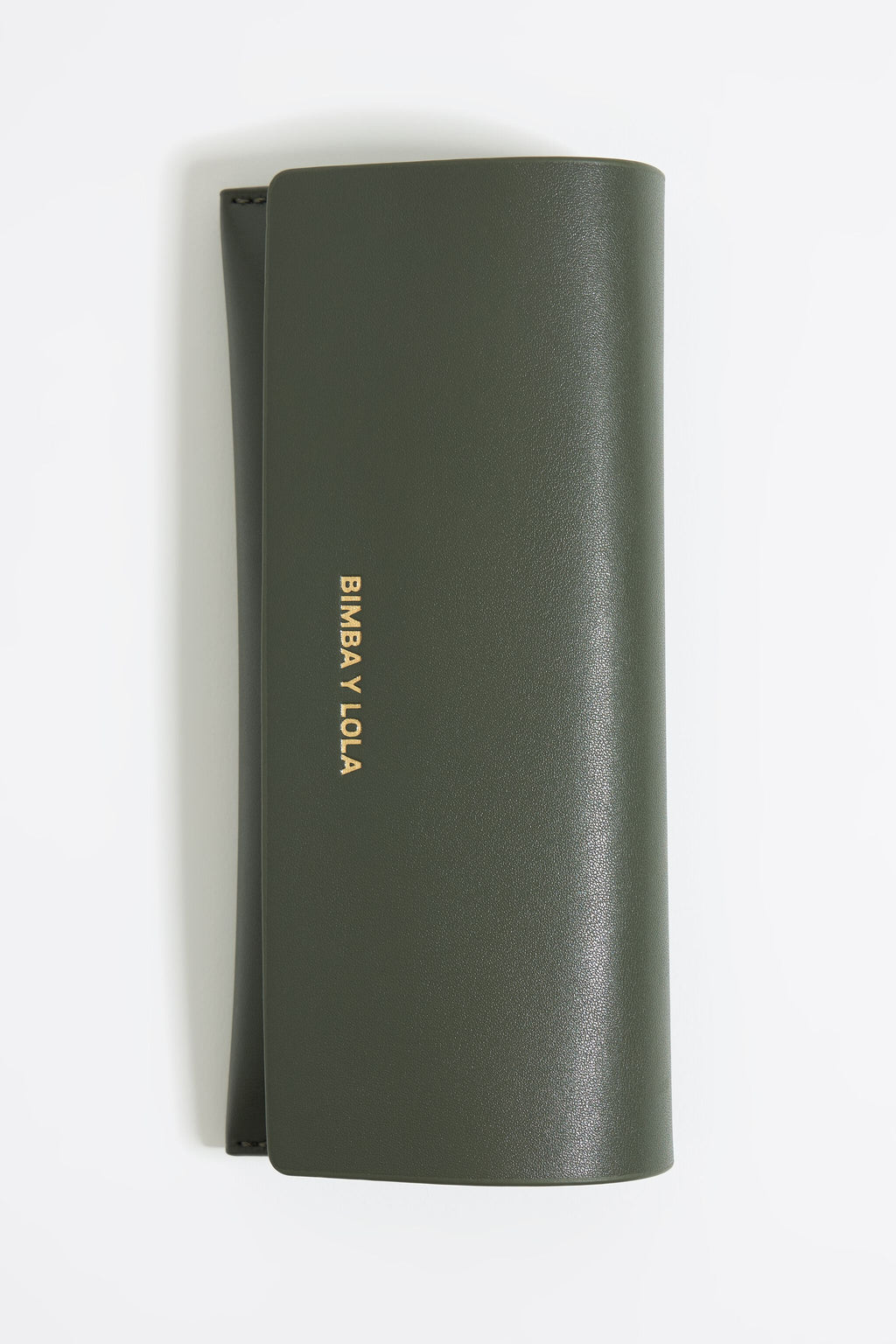 Military green rectangular sunglasses