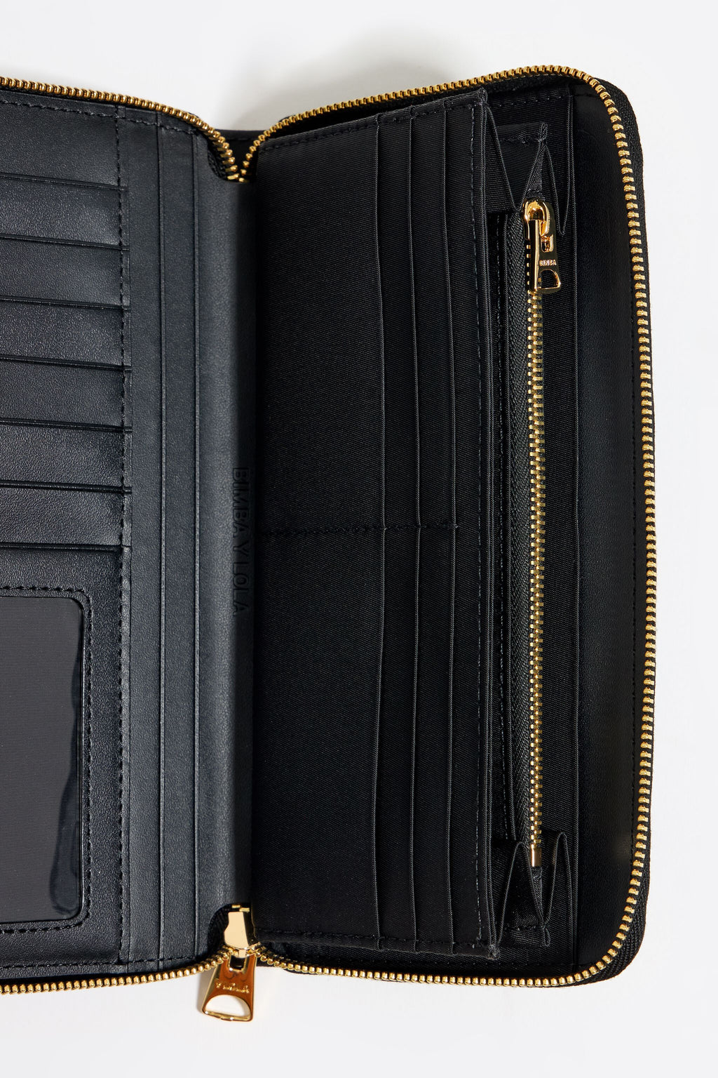 Black nylon horizontal wallet