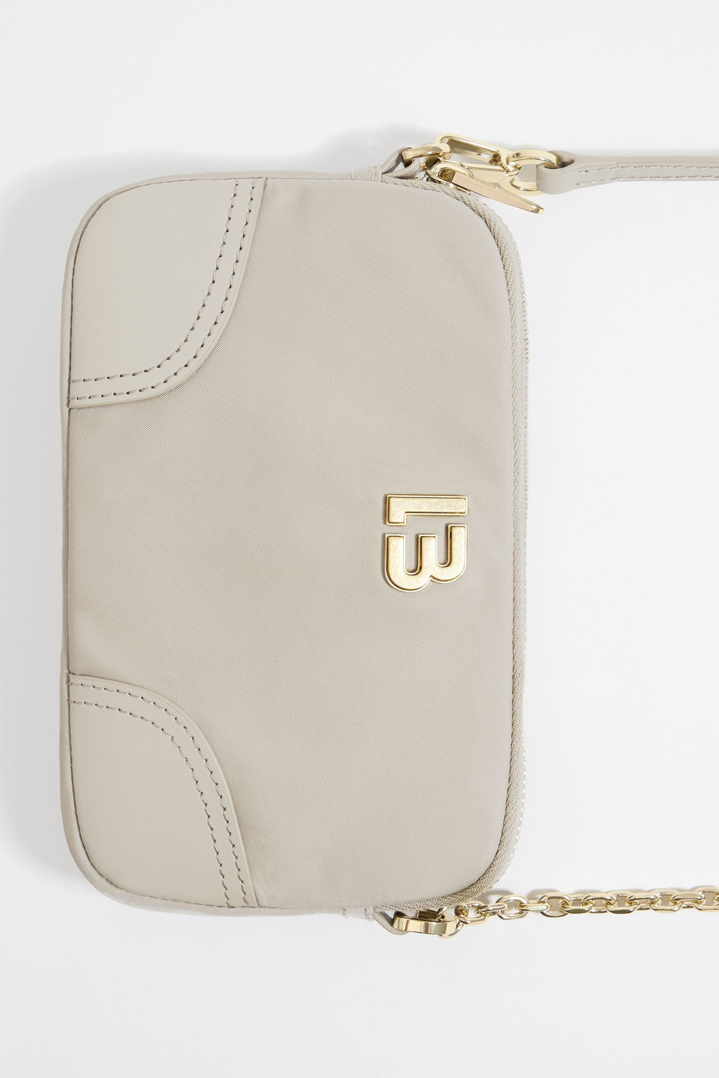 Mini stone nylon crossbody bag