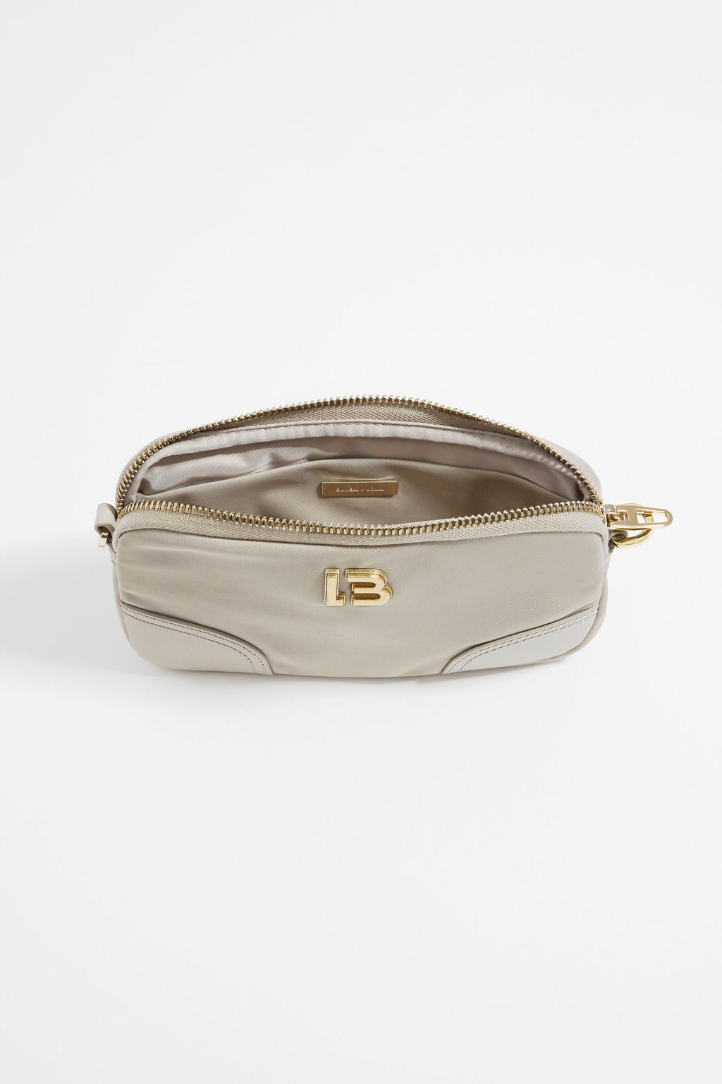 Mini stone nylon crossbody bag