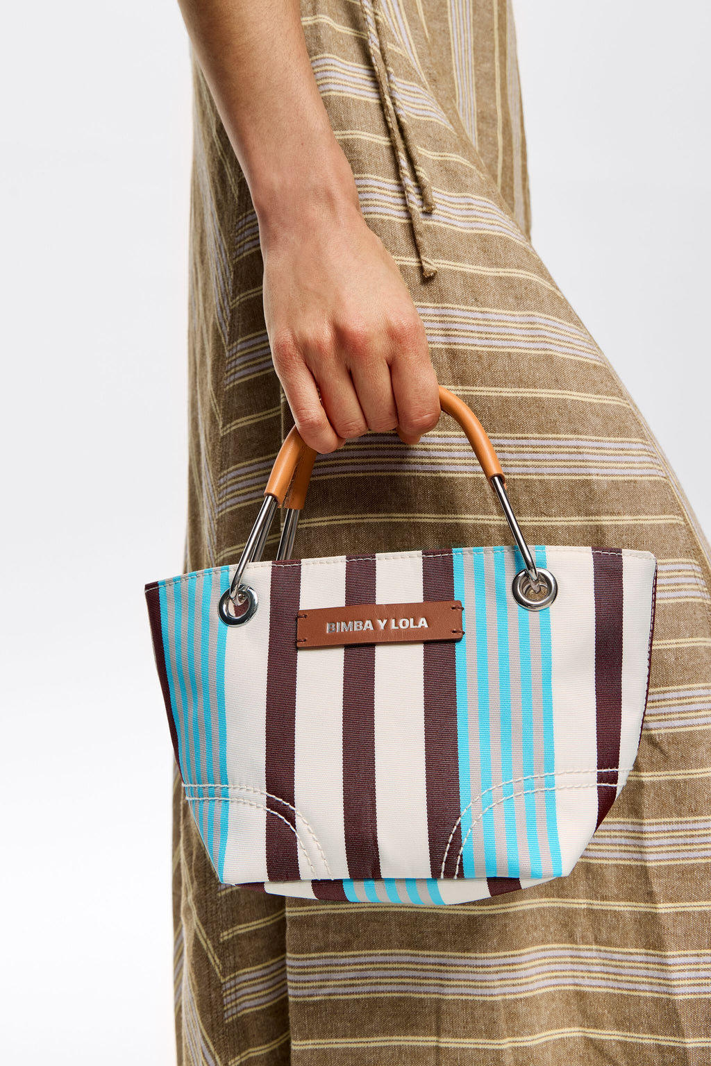 Mini blue Canopy handbag