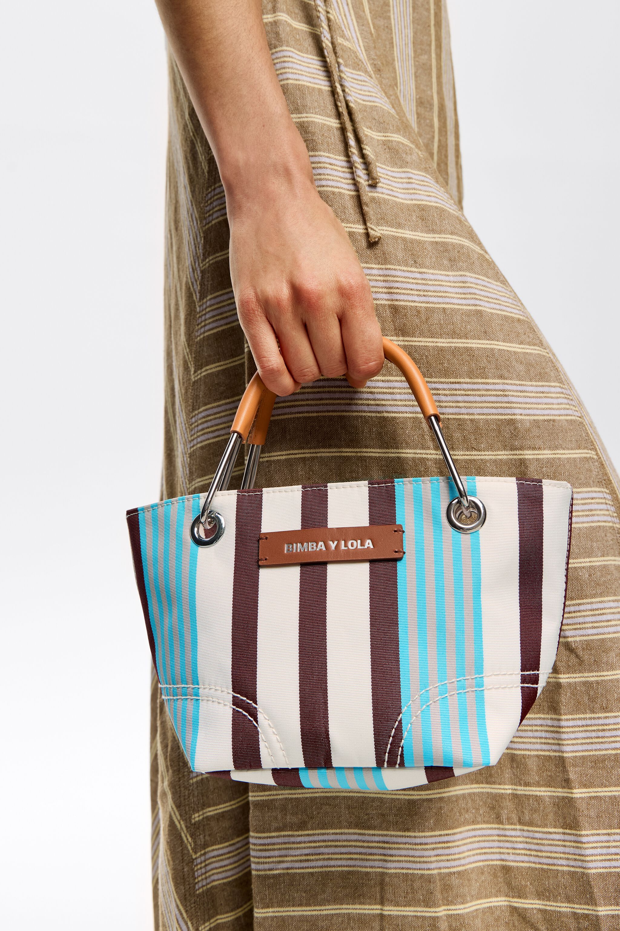 Mini blue Canopy handbag