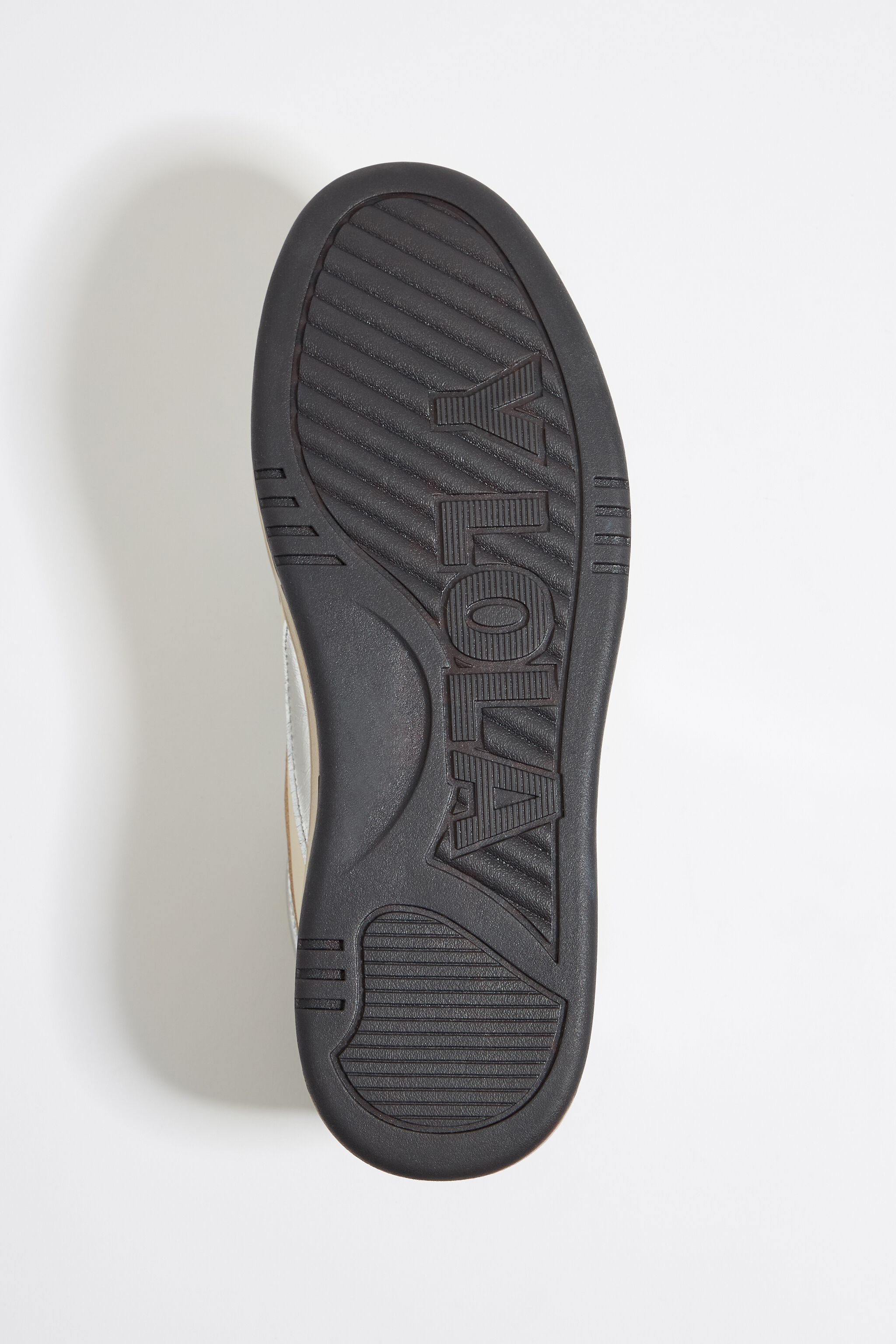 Silver leather 13 57 cupsole sneaker