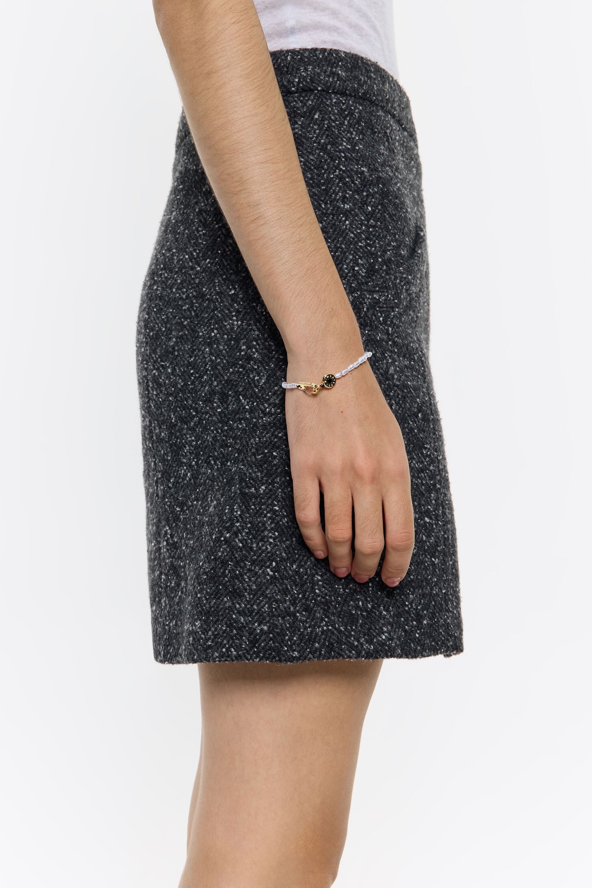 Logo pearls bracelet