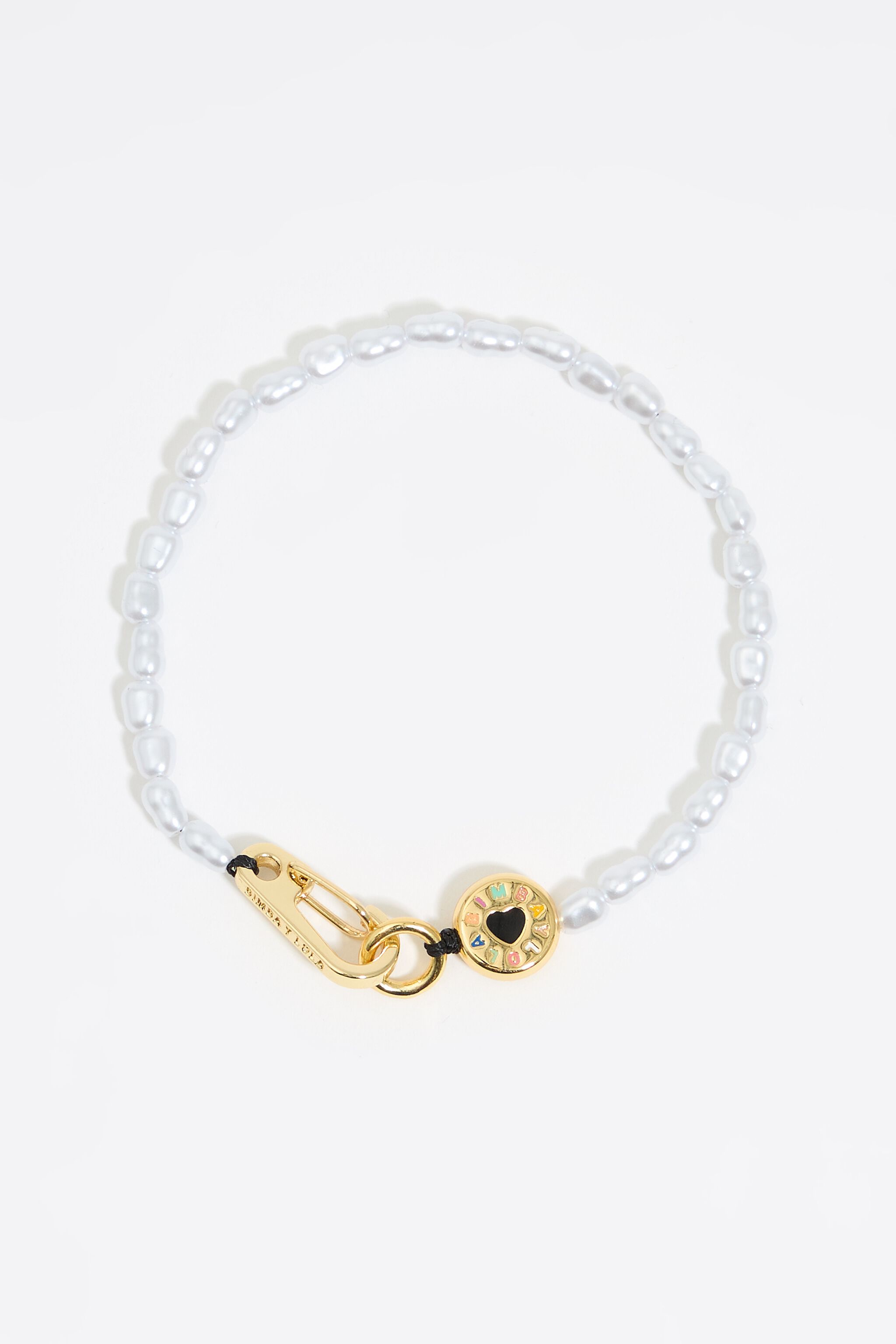 Logo pearls bracelet