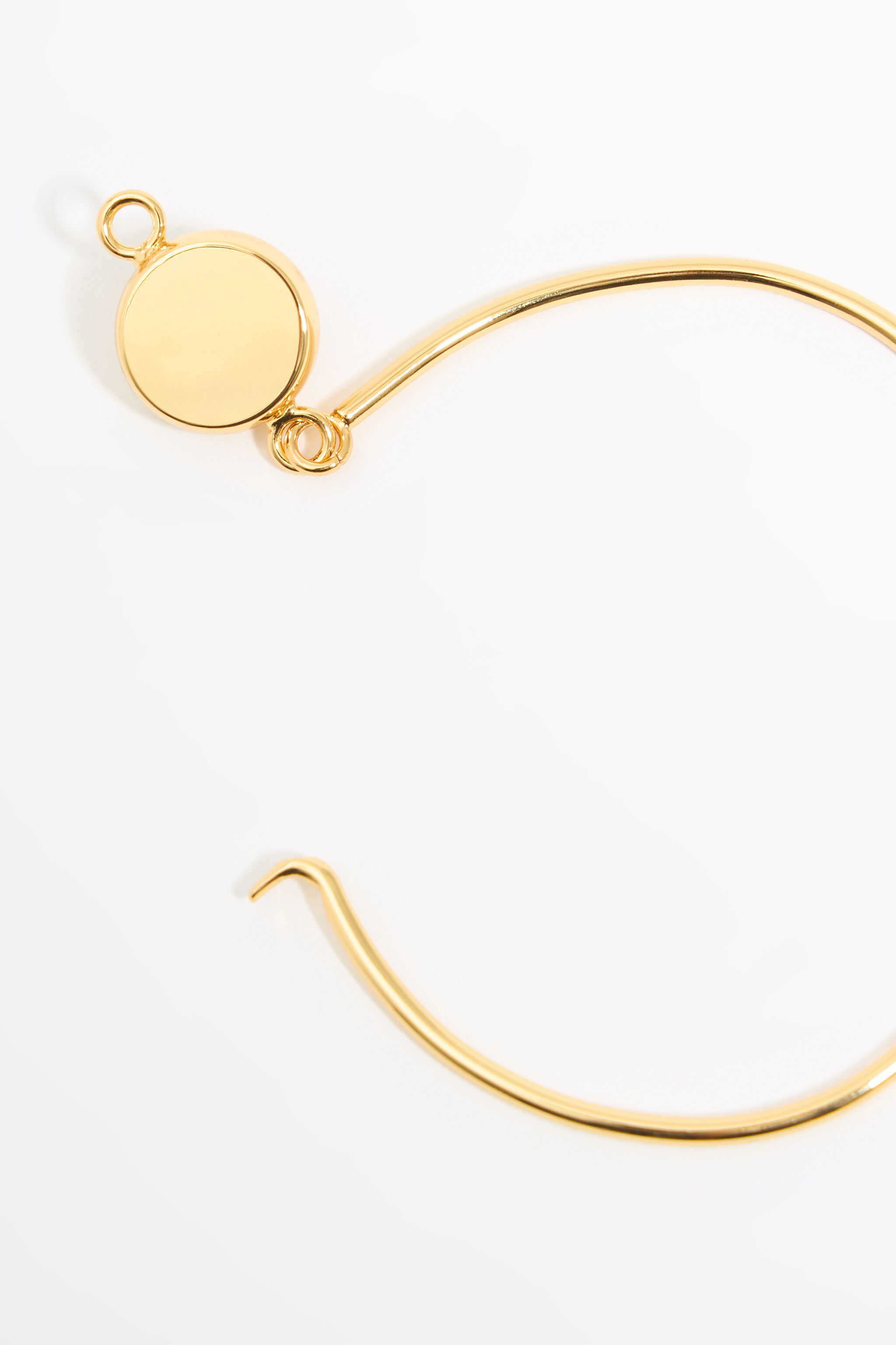 Multicolored logo gold bracelet