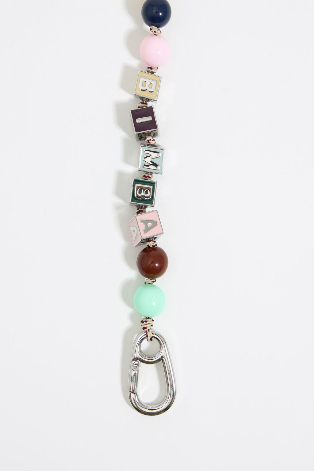 Green resin ball phone case chain