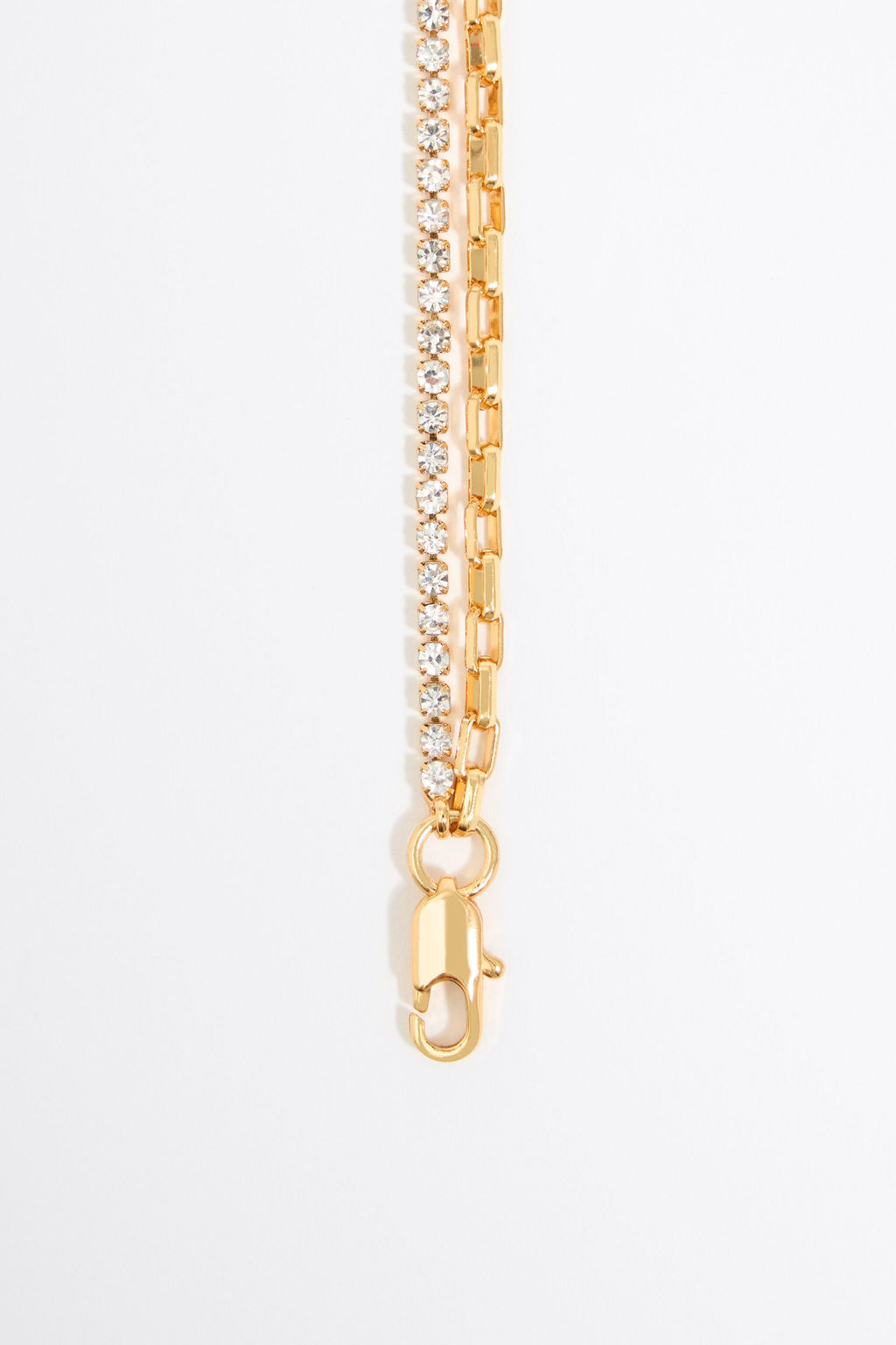 Crystal necklace with butterfly, ladybug and bee