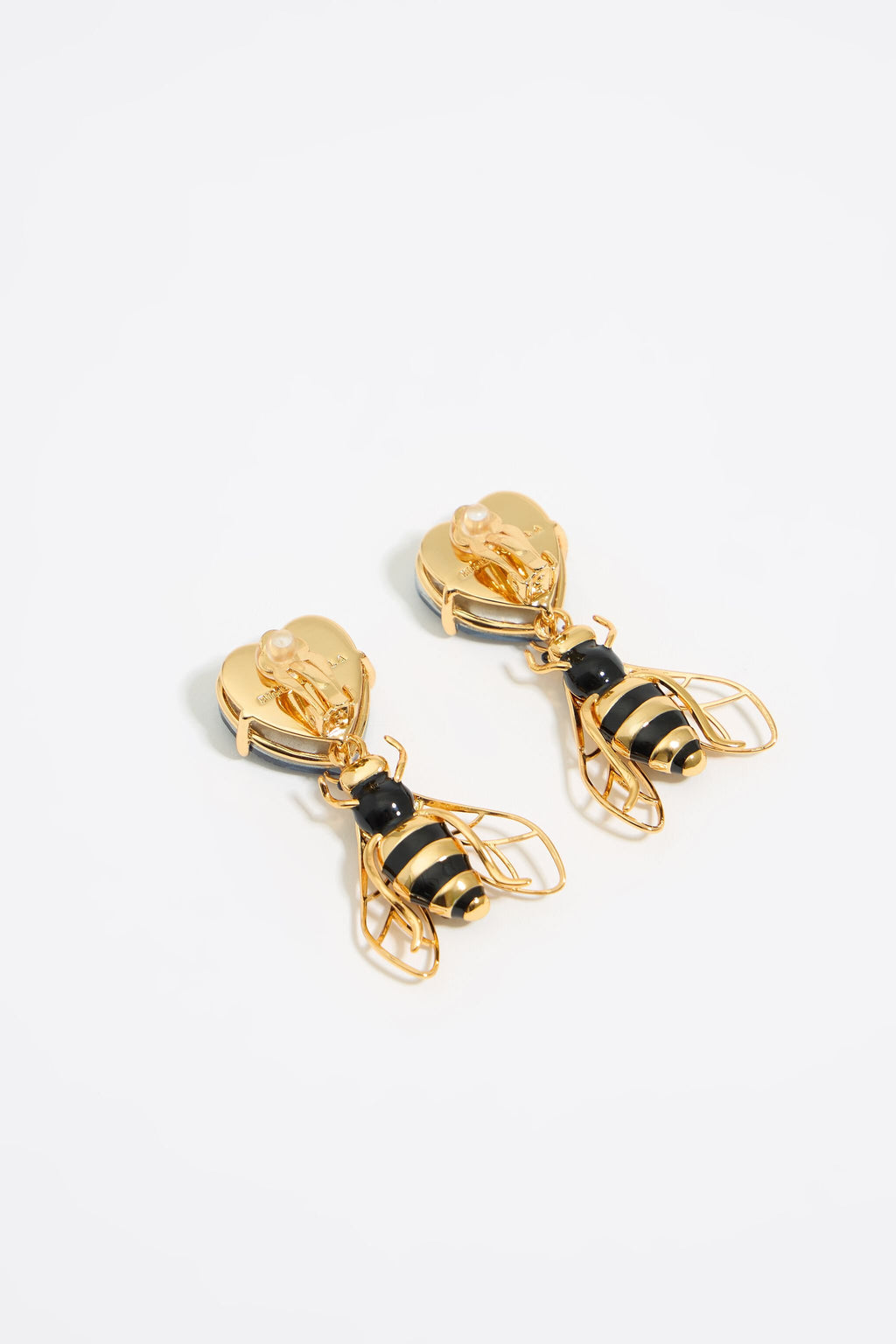 Bee crystals earrings