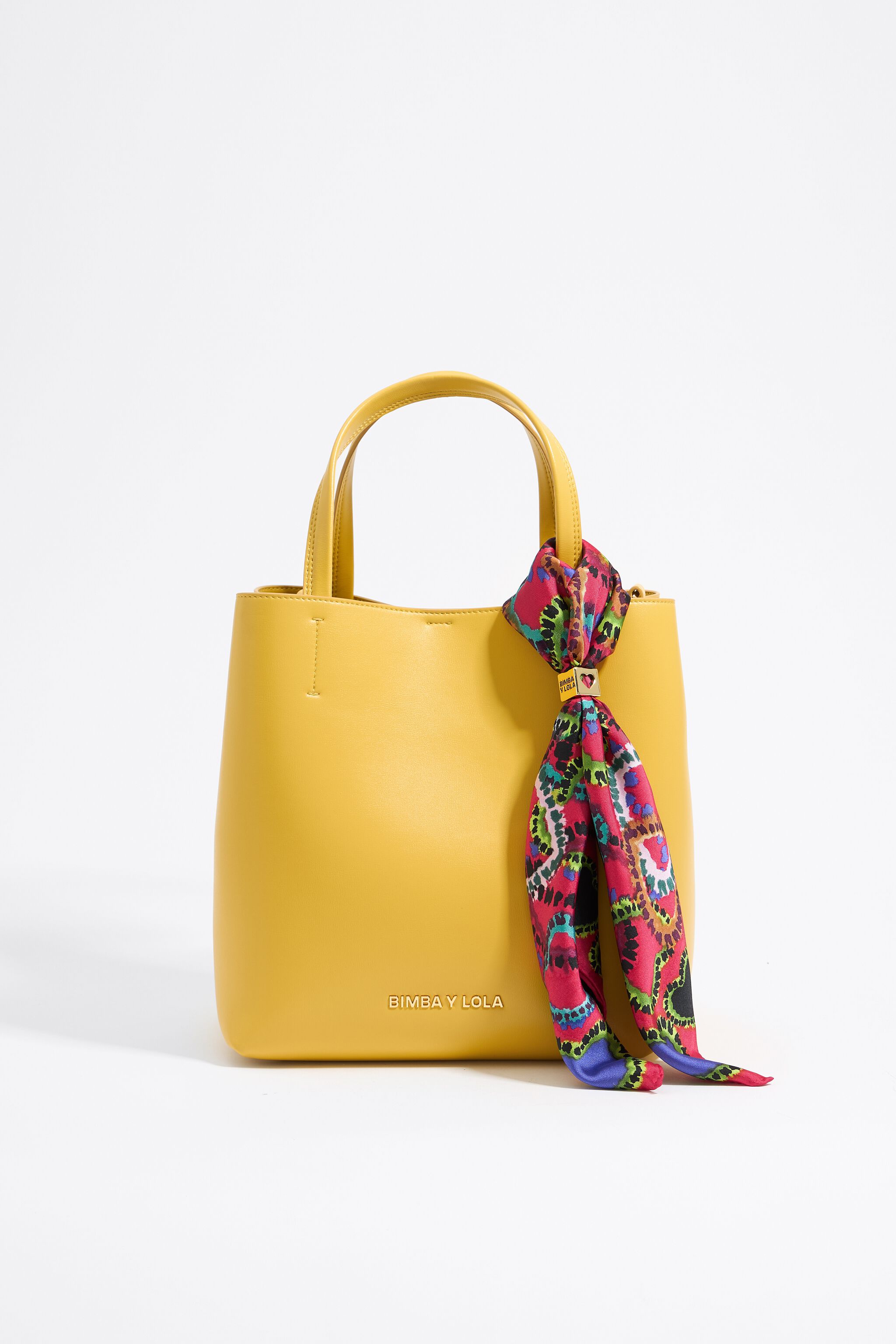 Pink hearts scarf bag charm