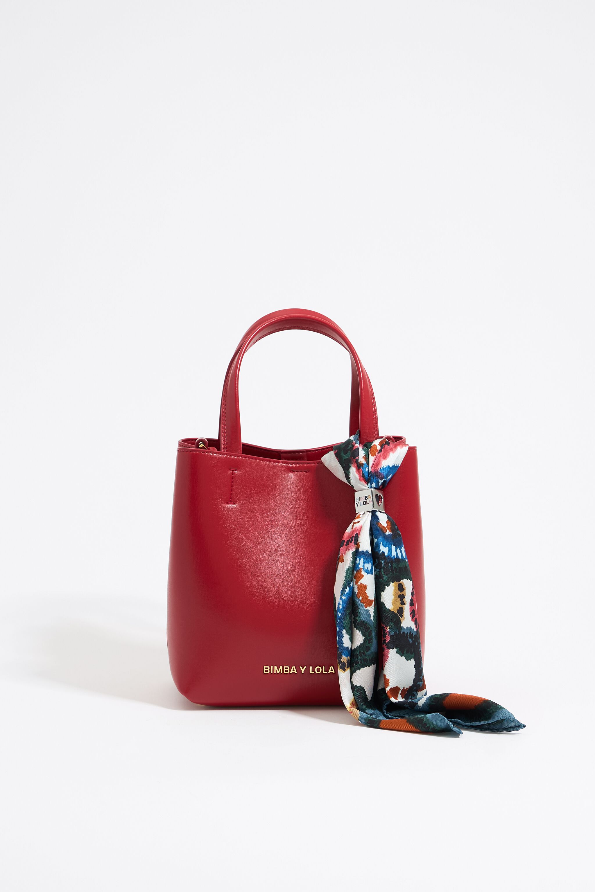 Green hearts scarf bag charm