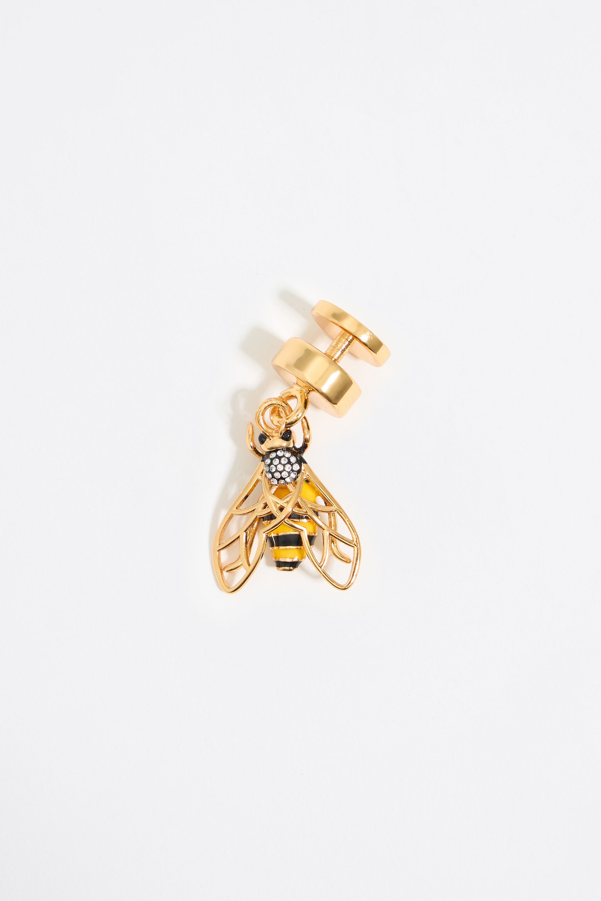 Golden bee charm