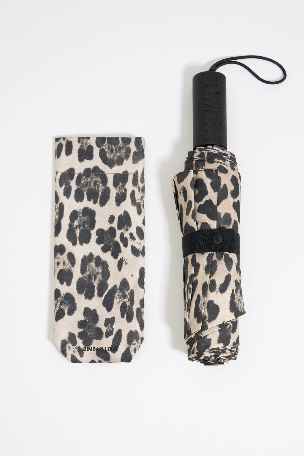 Leopard print umbrella