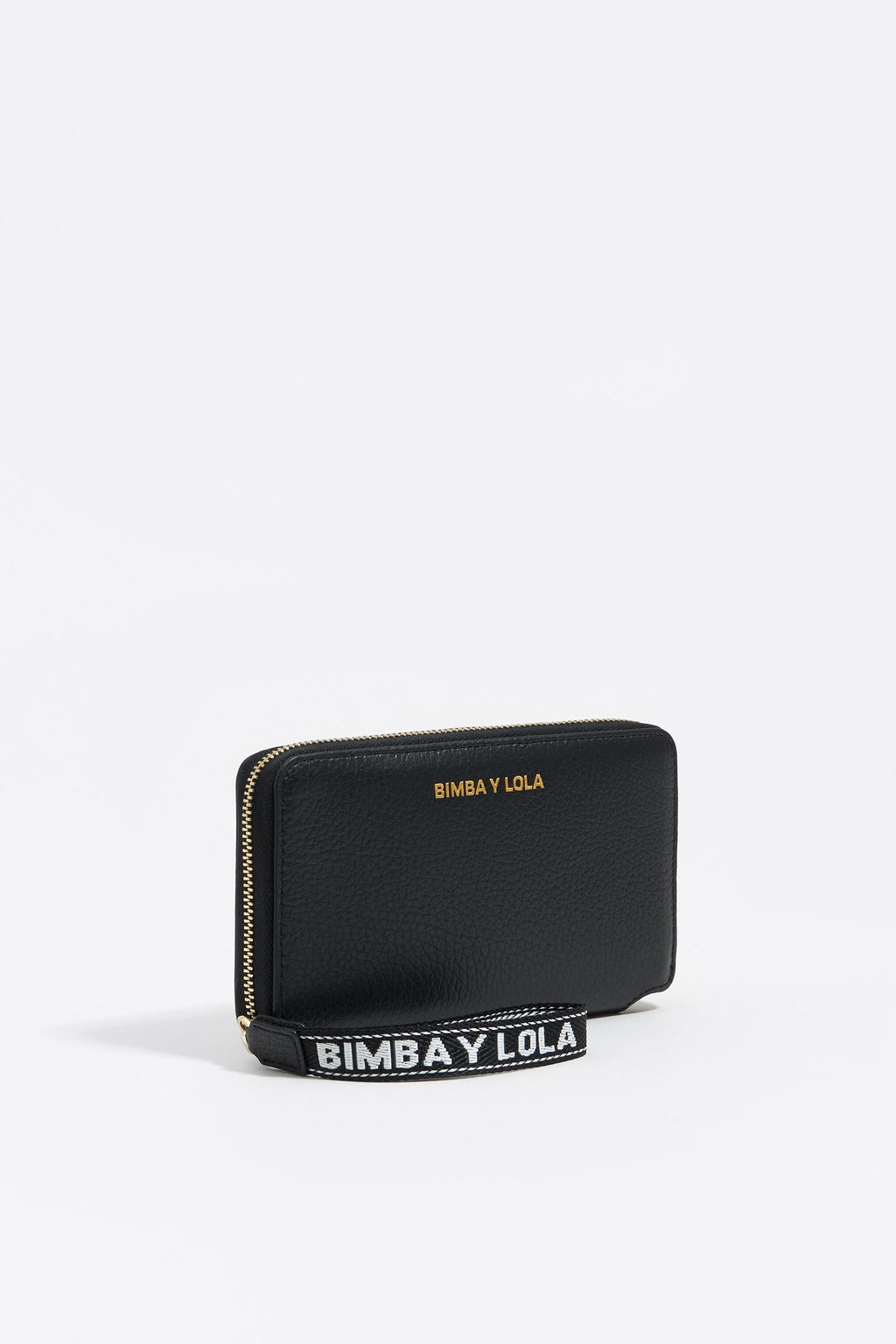 Black leather horizontal wallet