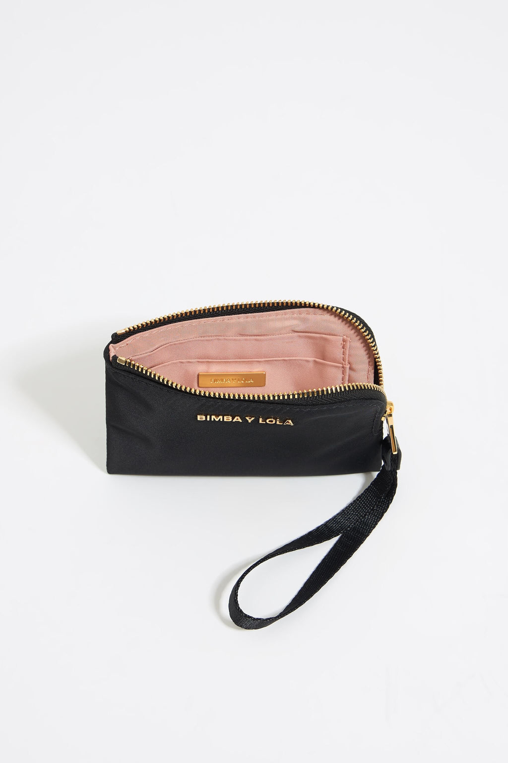 Black nylon coin purse