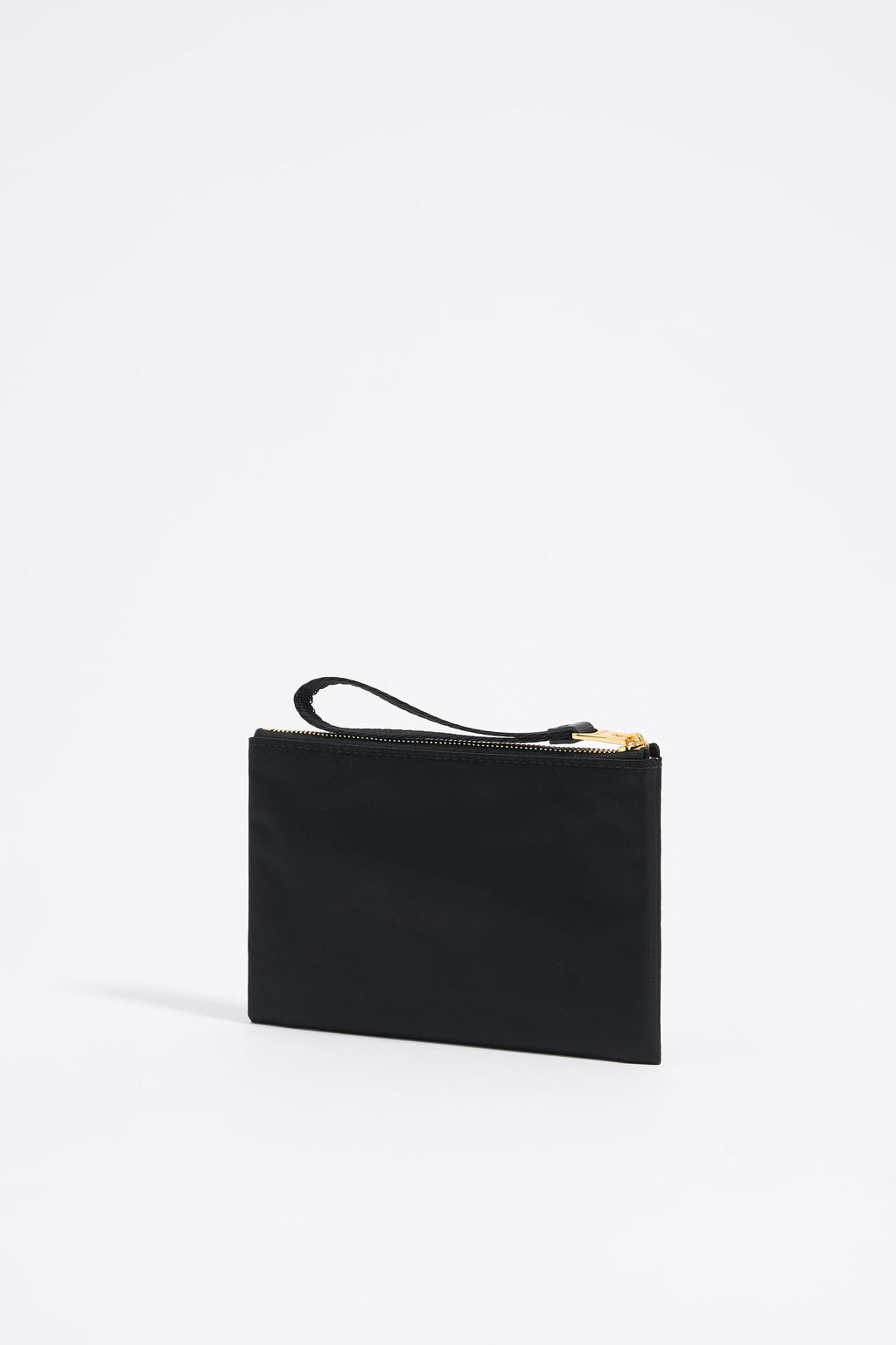 Black nylon double purse