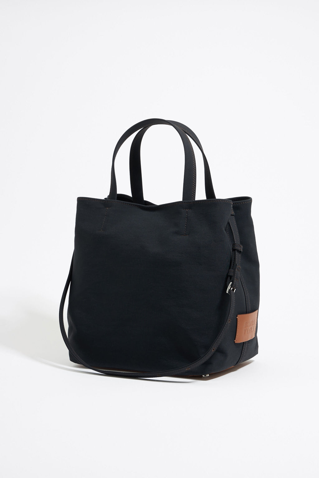 Large anthracite gabardine Chihuahua bag