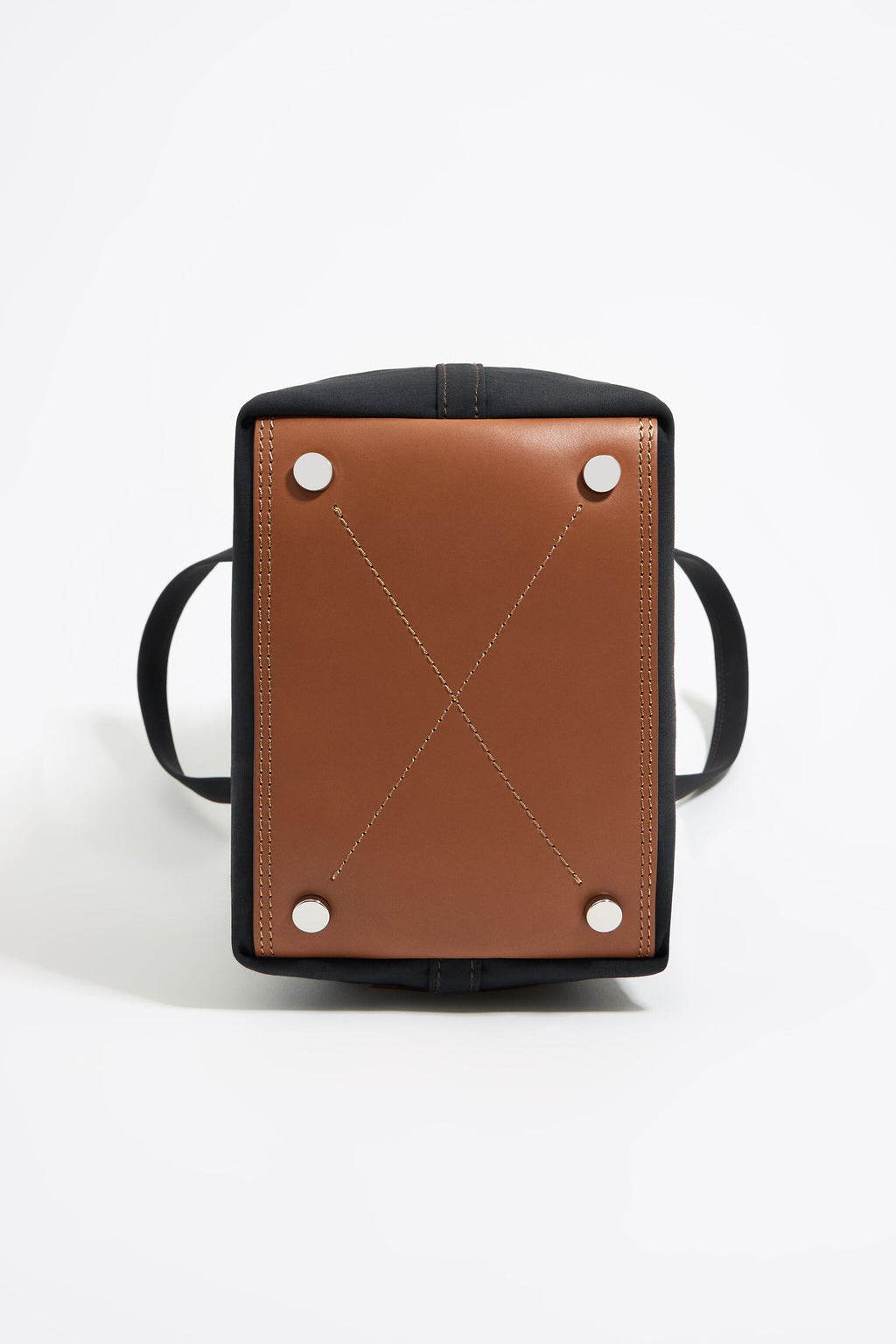 Small anthracite gabardine Chihuahua bag