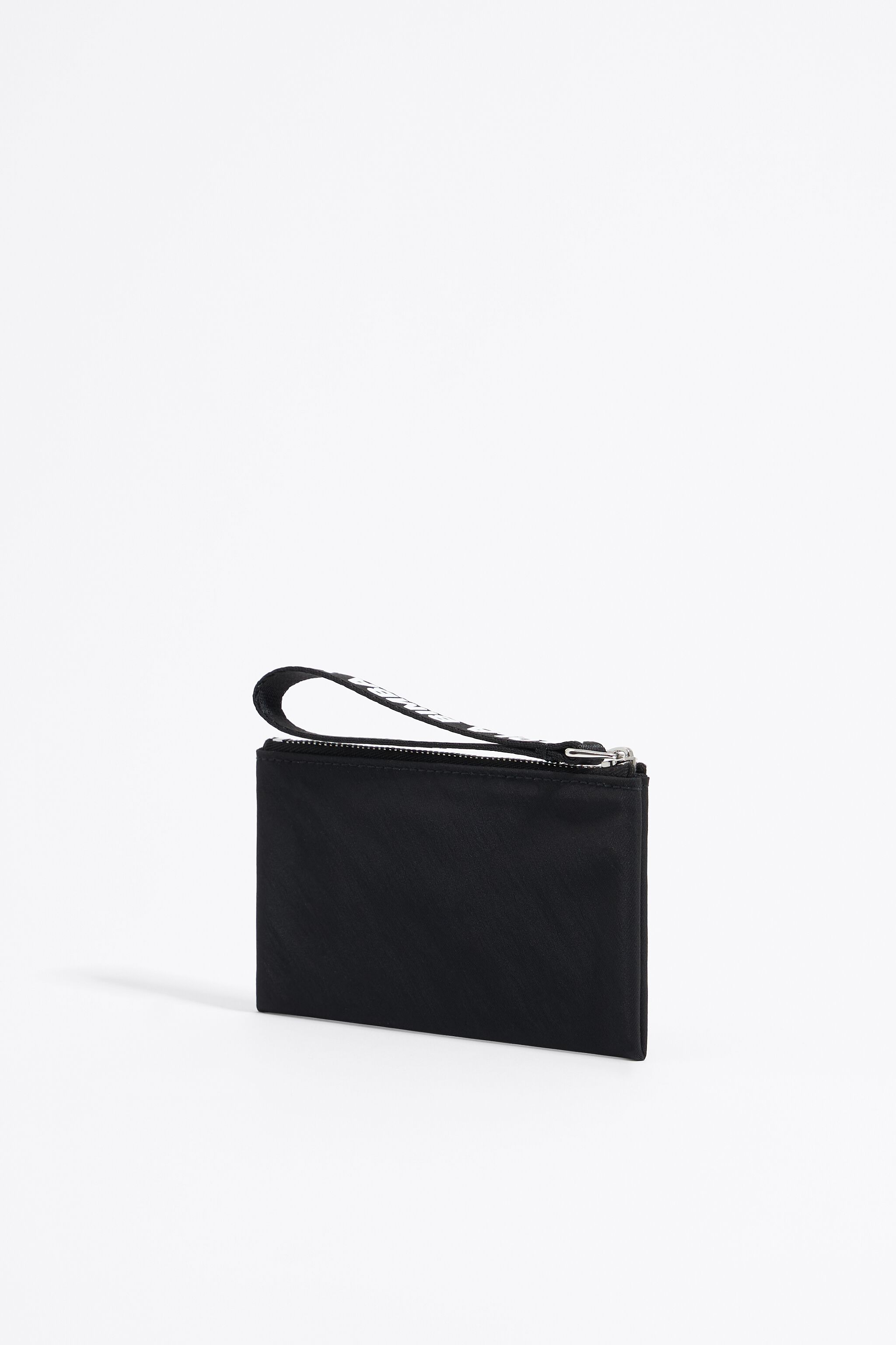 Black nylon coin purse