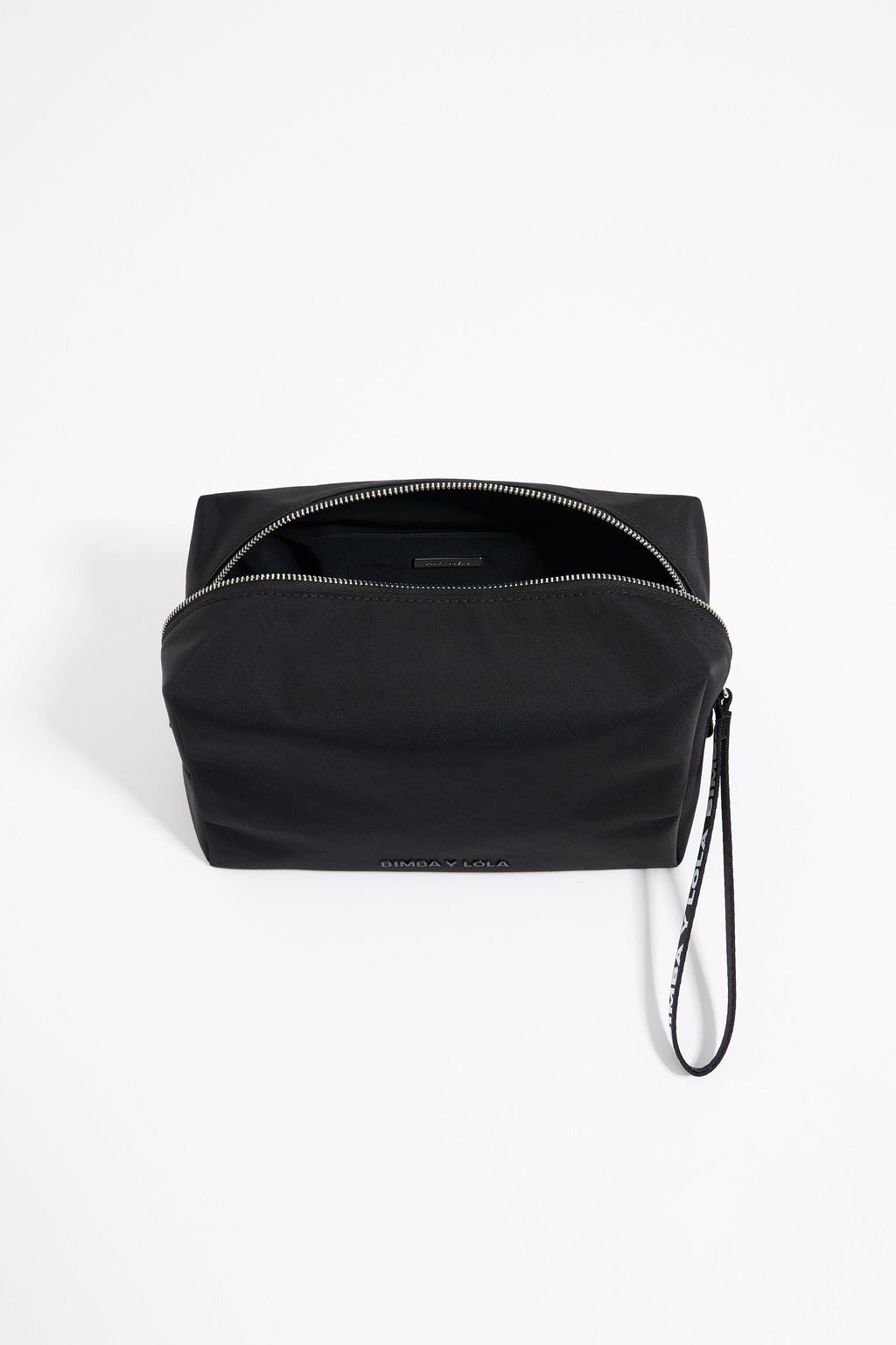 Large black nylon make-up case