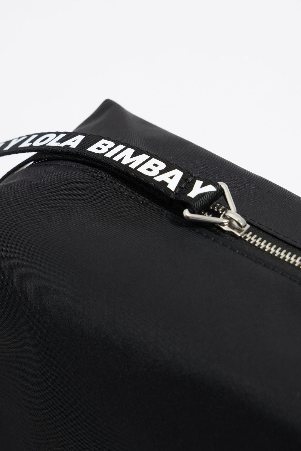 Large black nylon make-up case