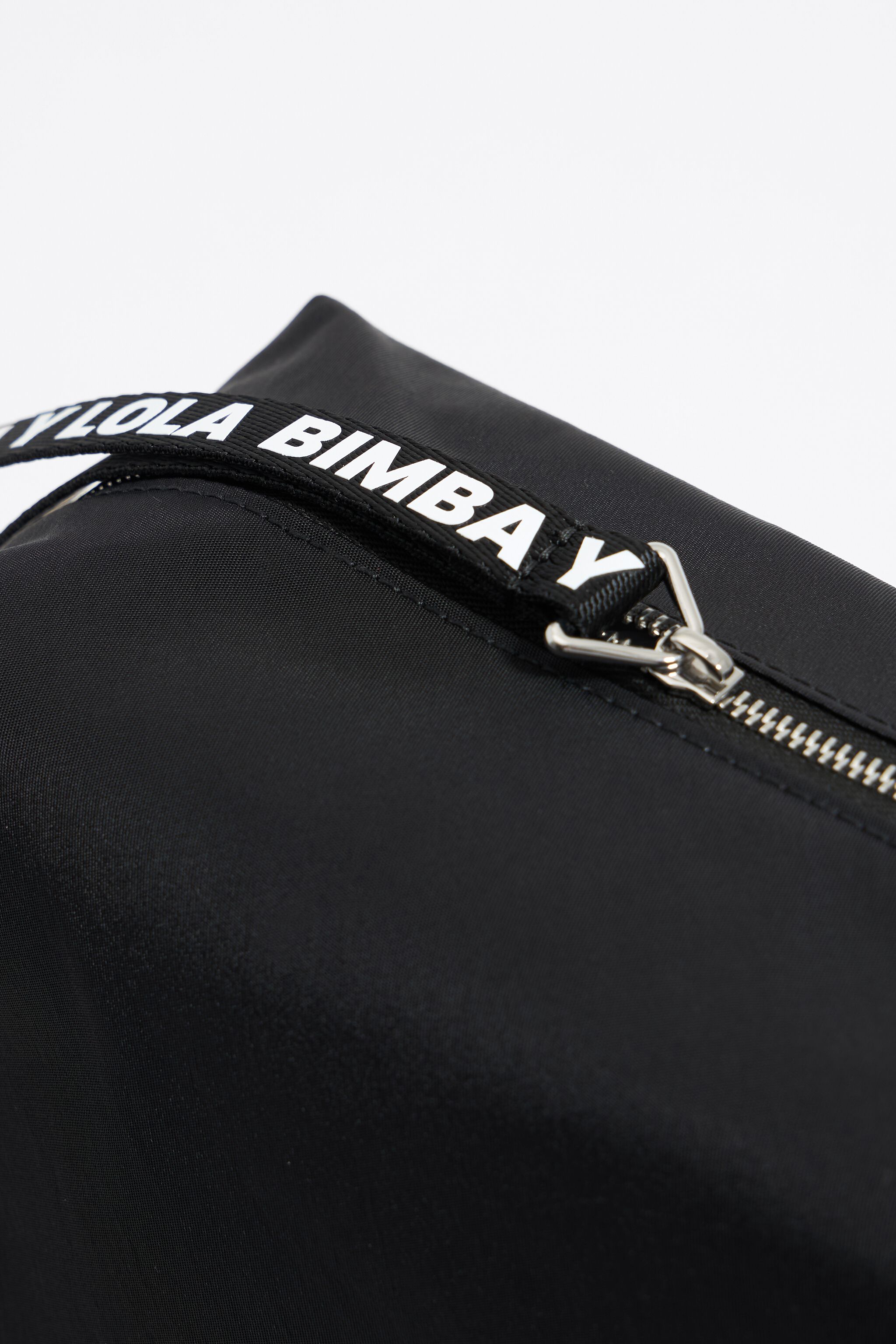 Large black nylon make-up case