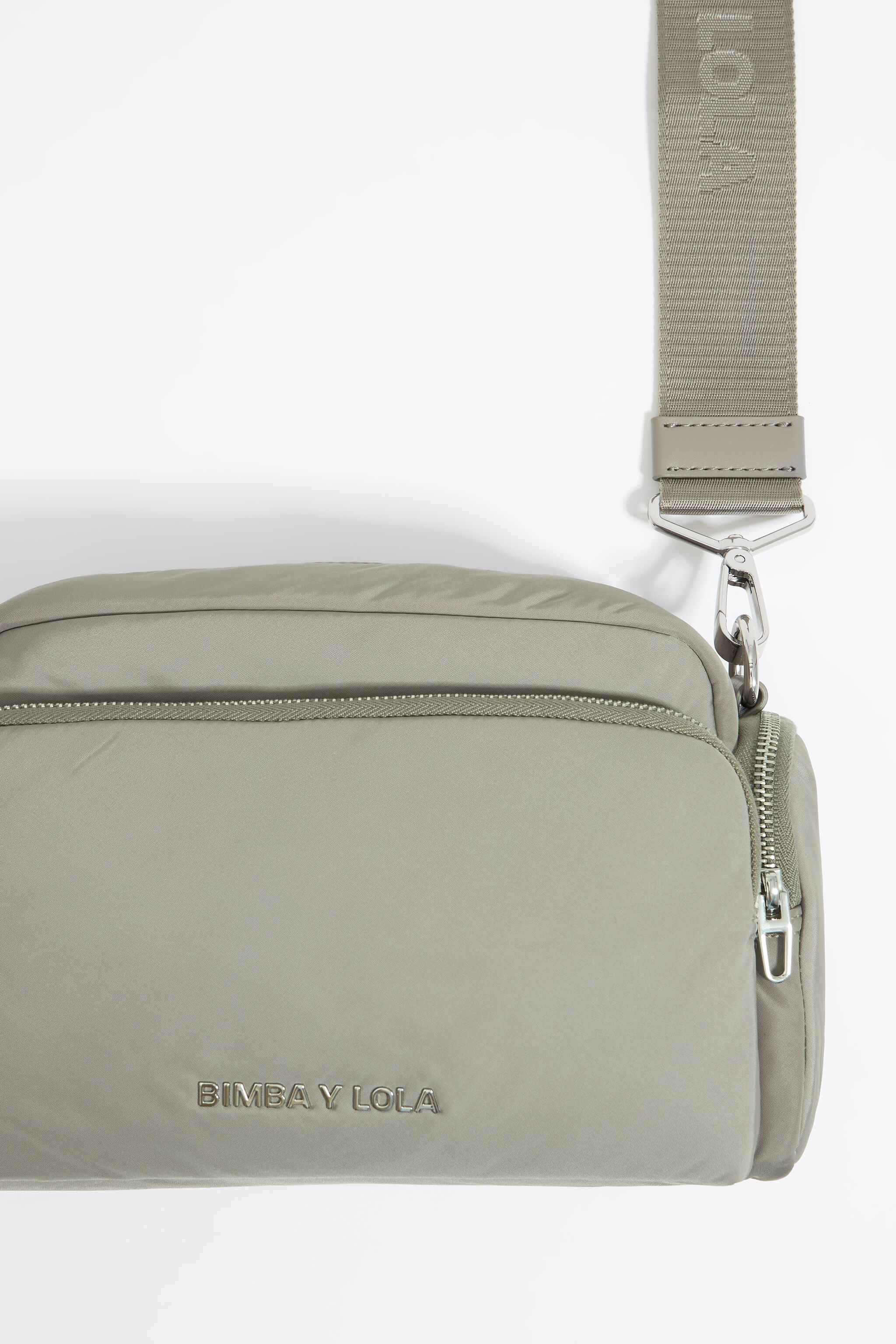 Medium dark stone Pocket crossbody bag