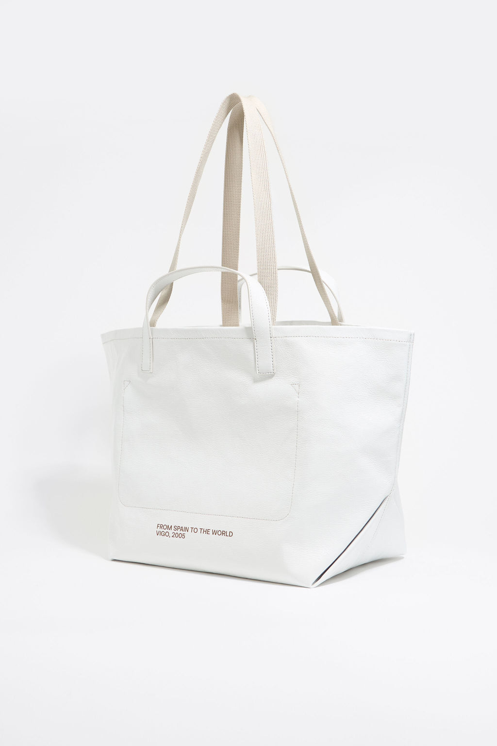 Large off-white shopper bag