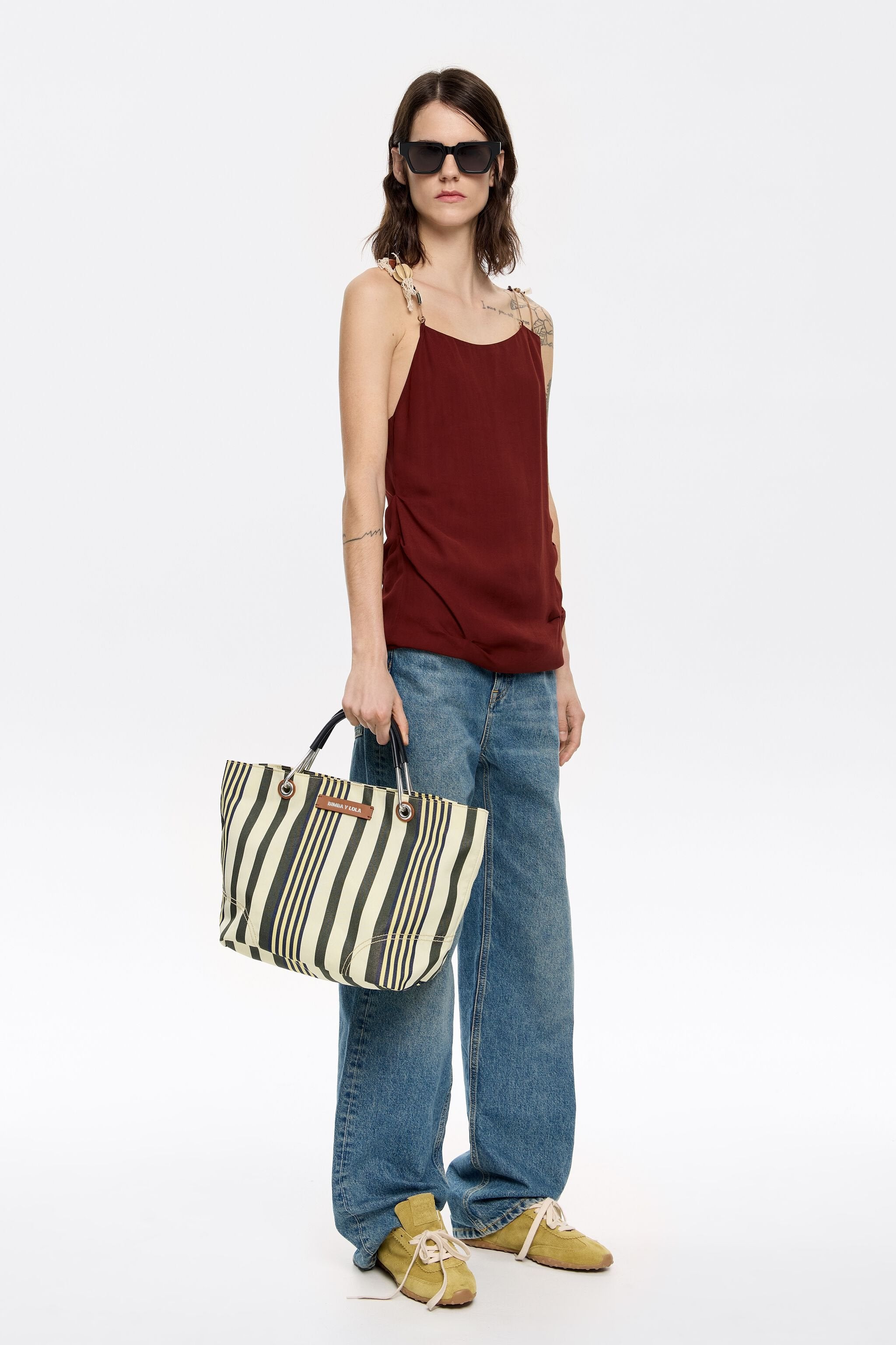 Medium vanilla Canopy shopper bag