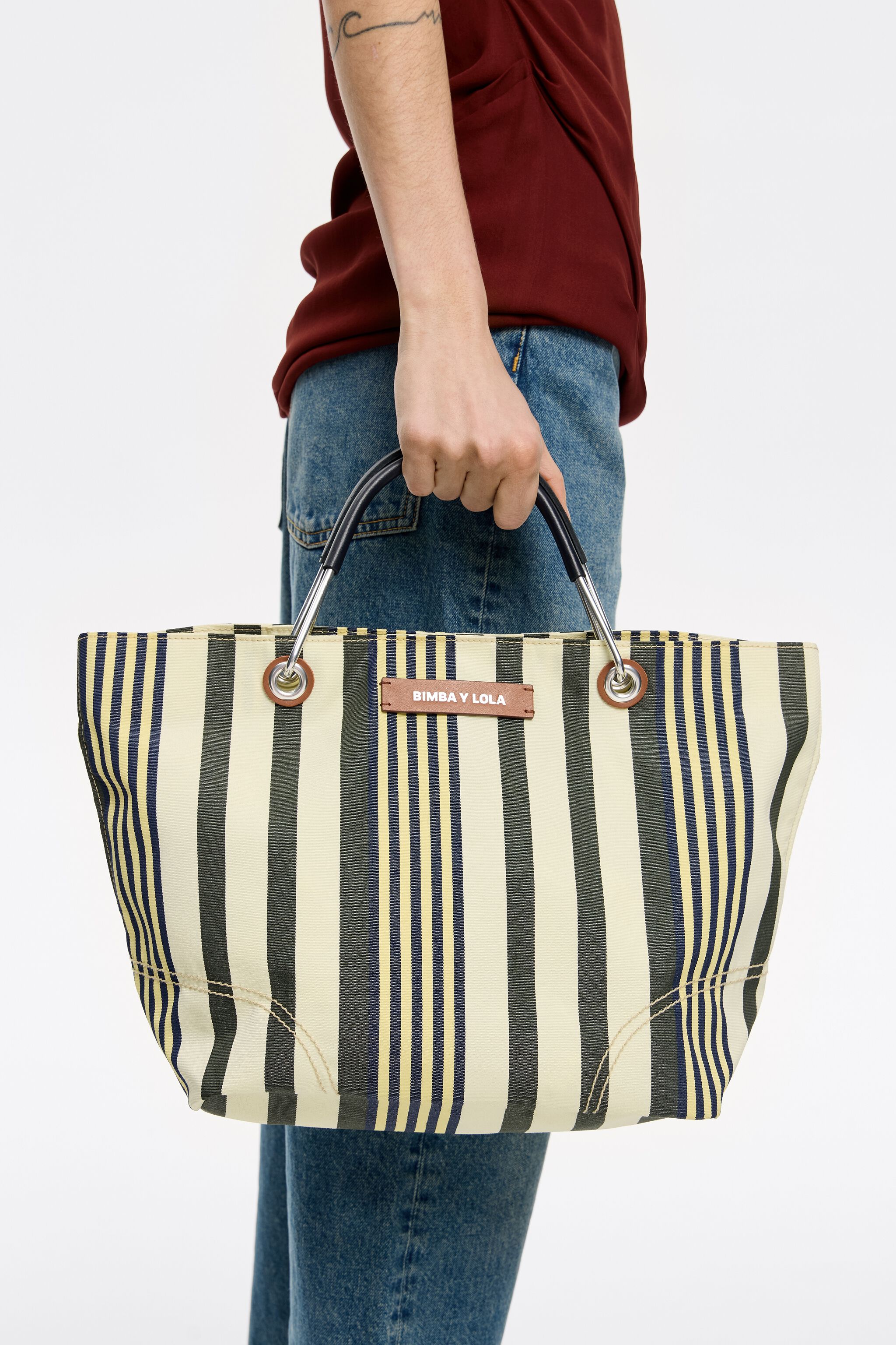 Medium vanilla Canopy shopper bag